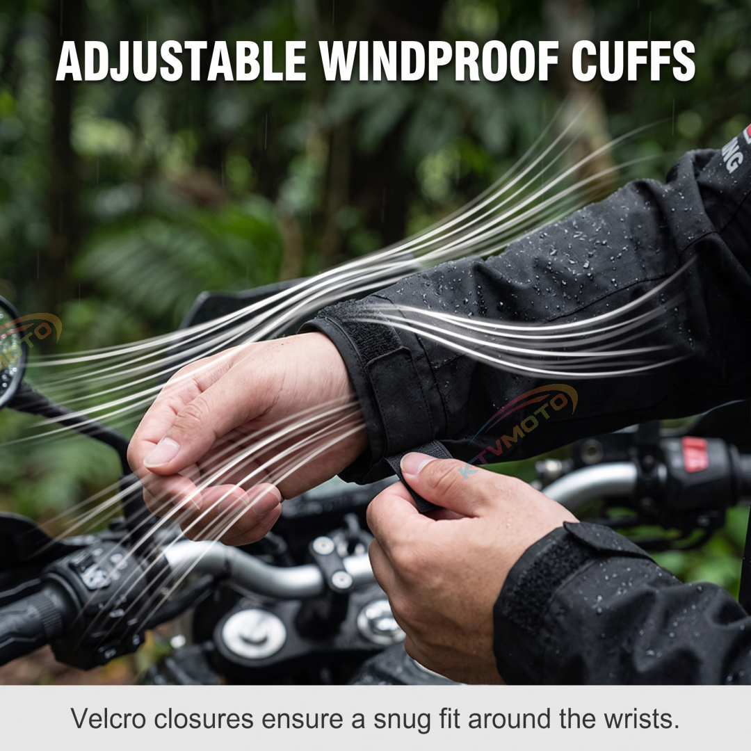 Two-piece heavy-duty motorcycle rain suit-C13
