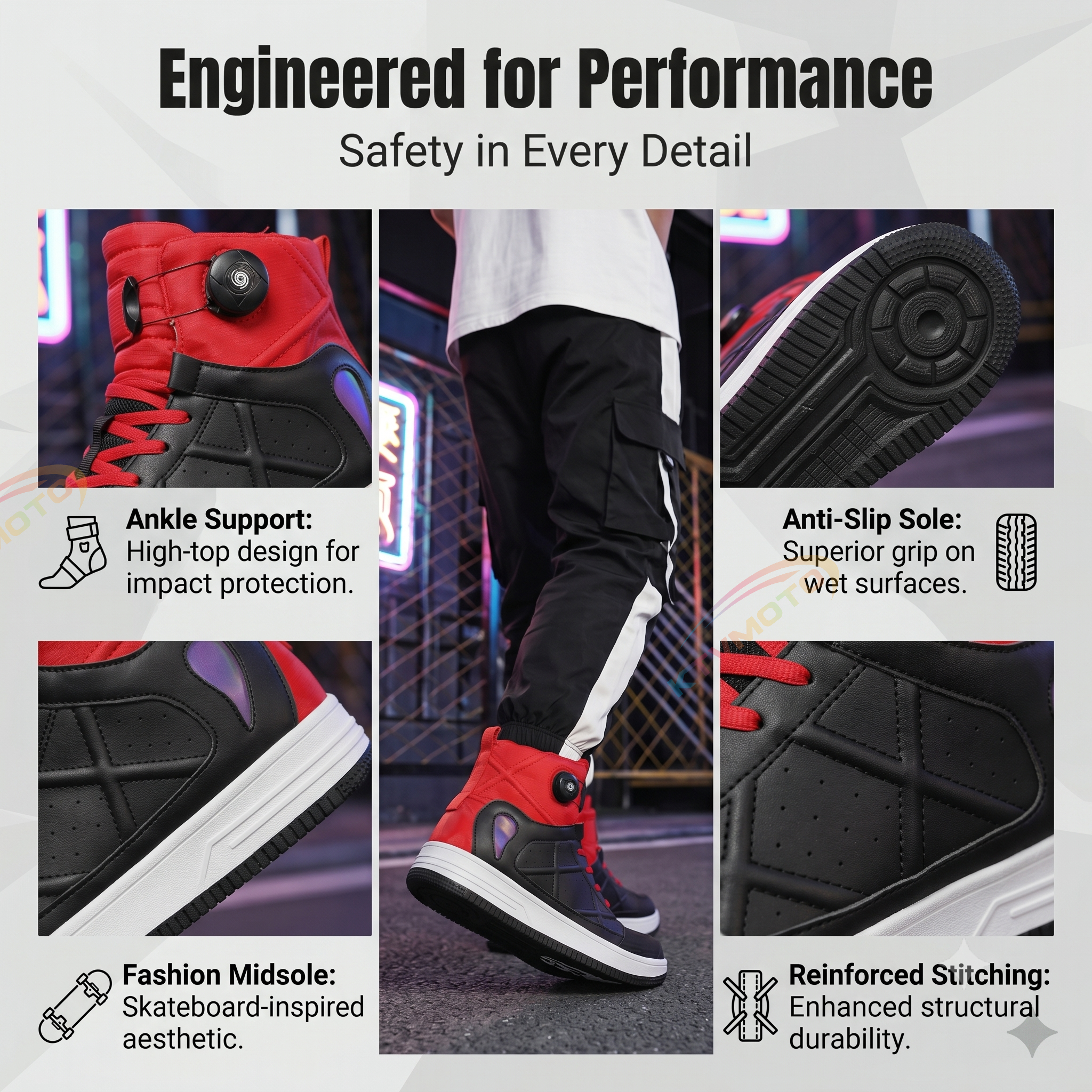 Motorcycle riding shoes-K113