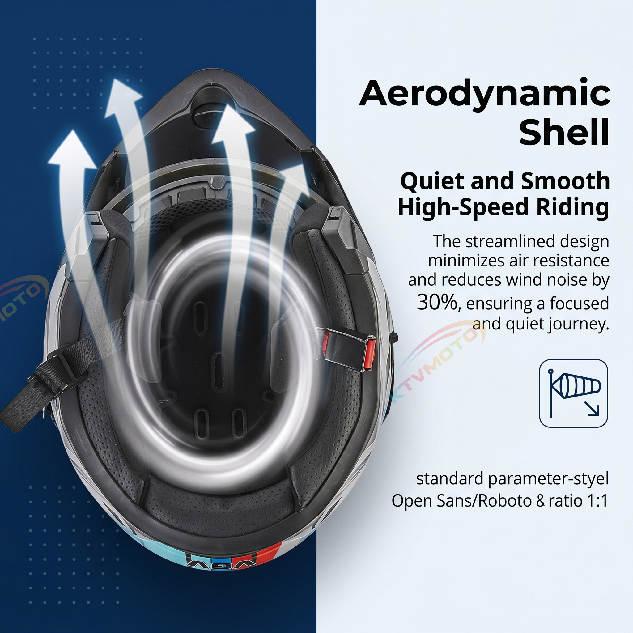 Dual Visor Flip Up Motorbike Graphic Helmet-I97