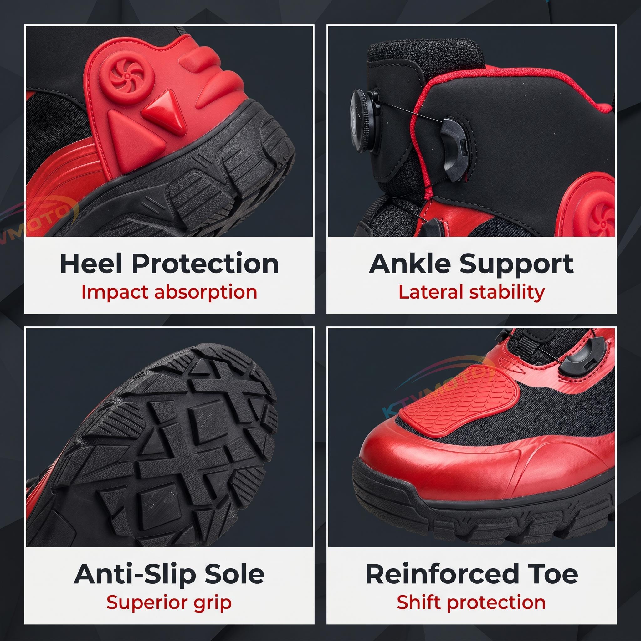 Casual Off-Road Breathable Motorcycle Travel Rally Boots-K25