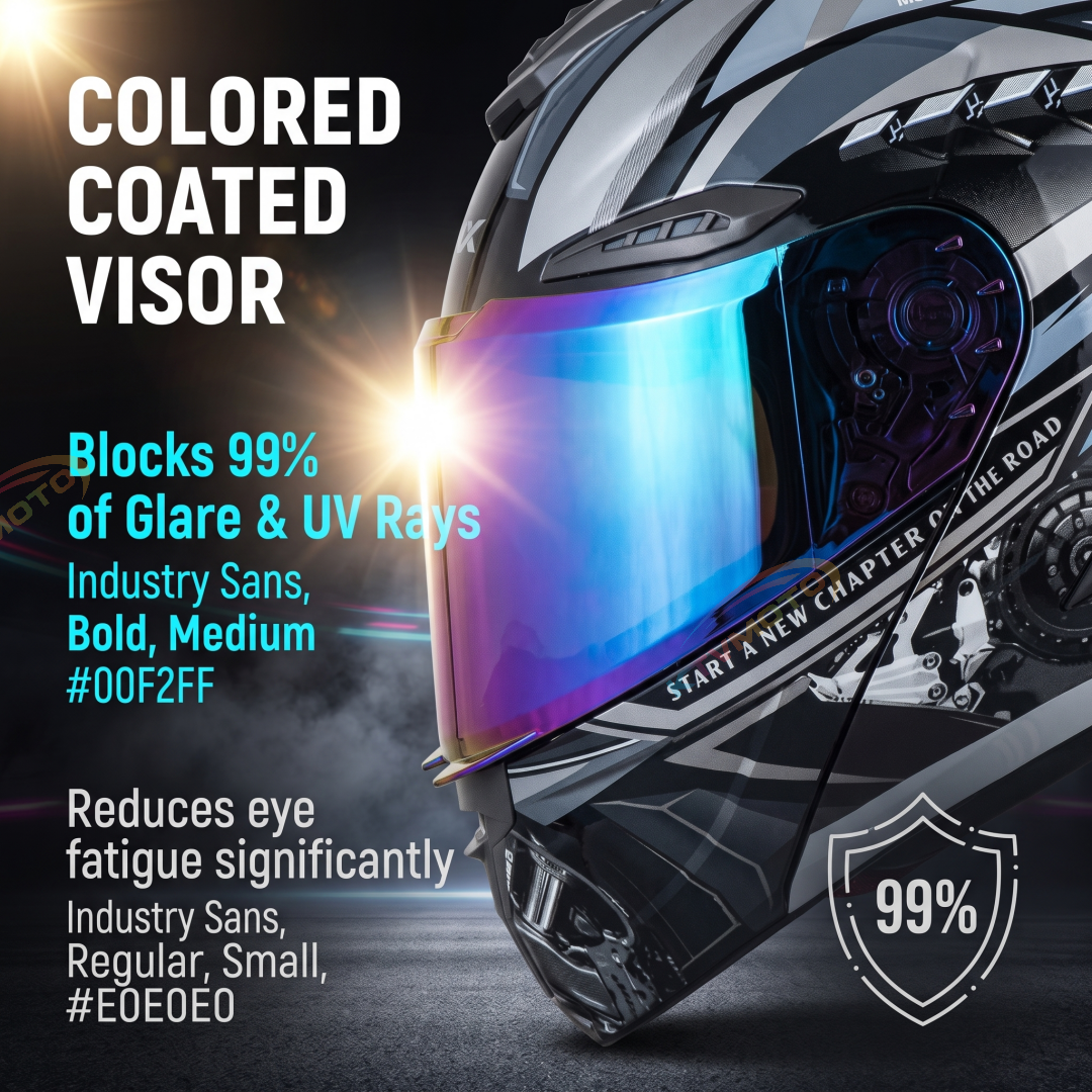 DOT certified modular motorcycle helmet-I124