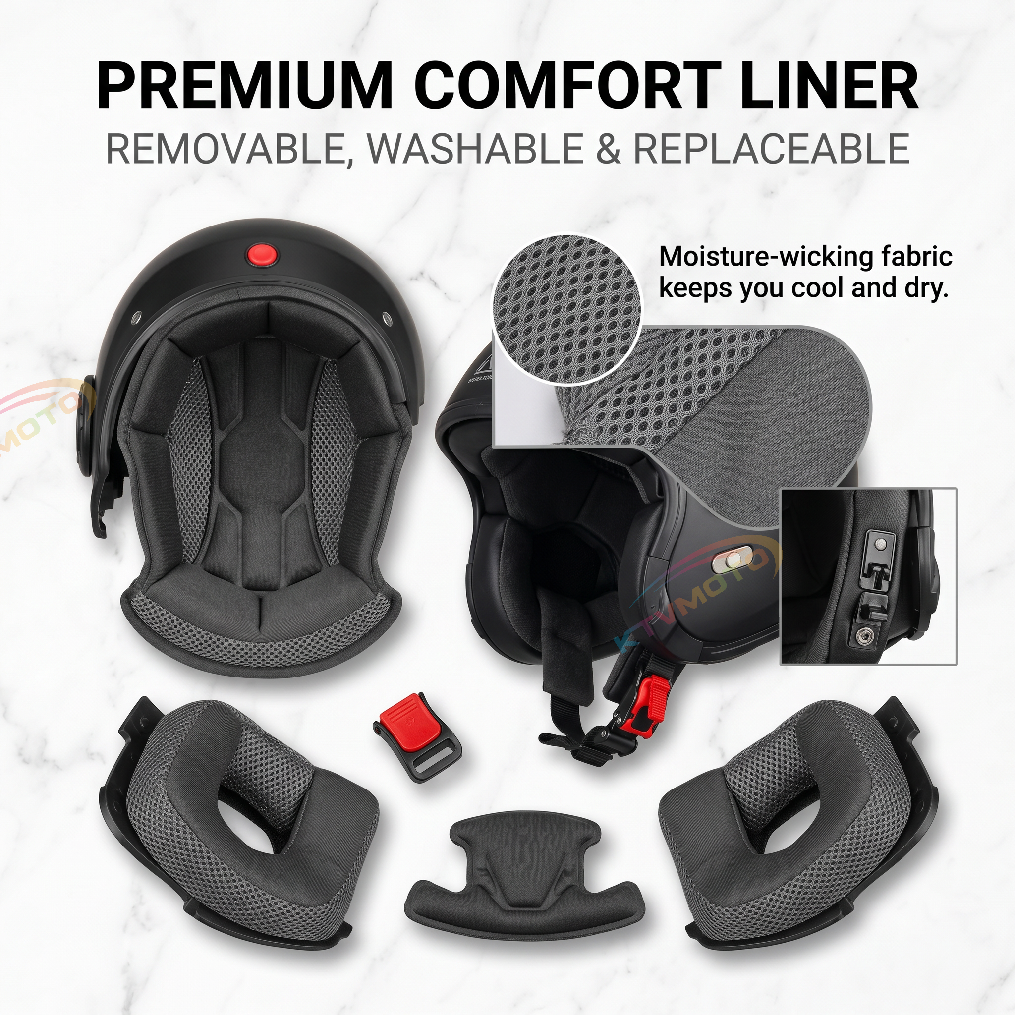 3-in-1 Modular Motorcycle Helmet- I01