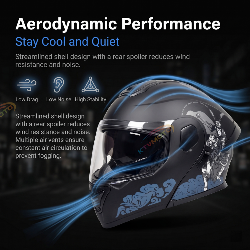 Monkey King Modular Motorcycle Helmet-I87