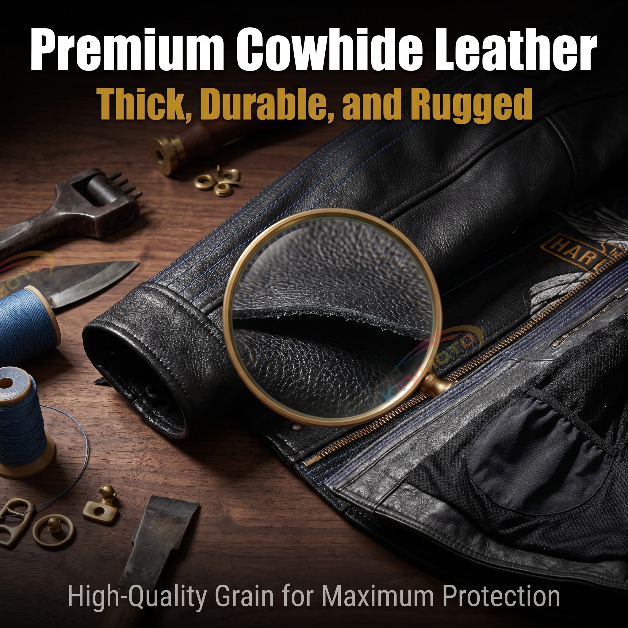 Harley 115th Anniversary Genuine Leather Jacket-A16