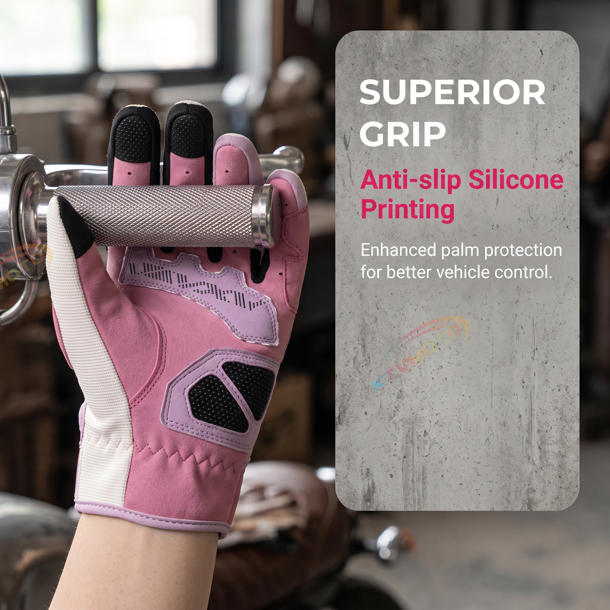 Retro motorcycle glove touchscreen-G75