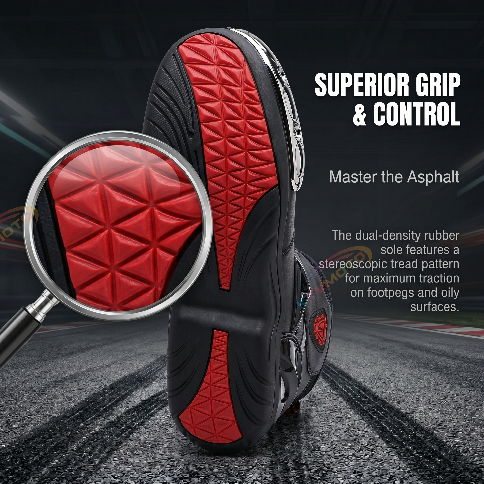 Motorcycle racing riding boots-K79