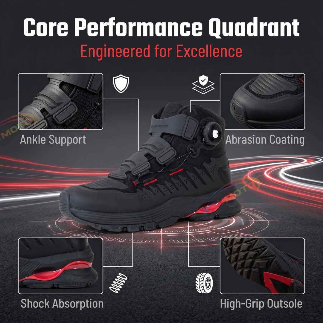 Motorcycle Mesh Riding Boots-K37