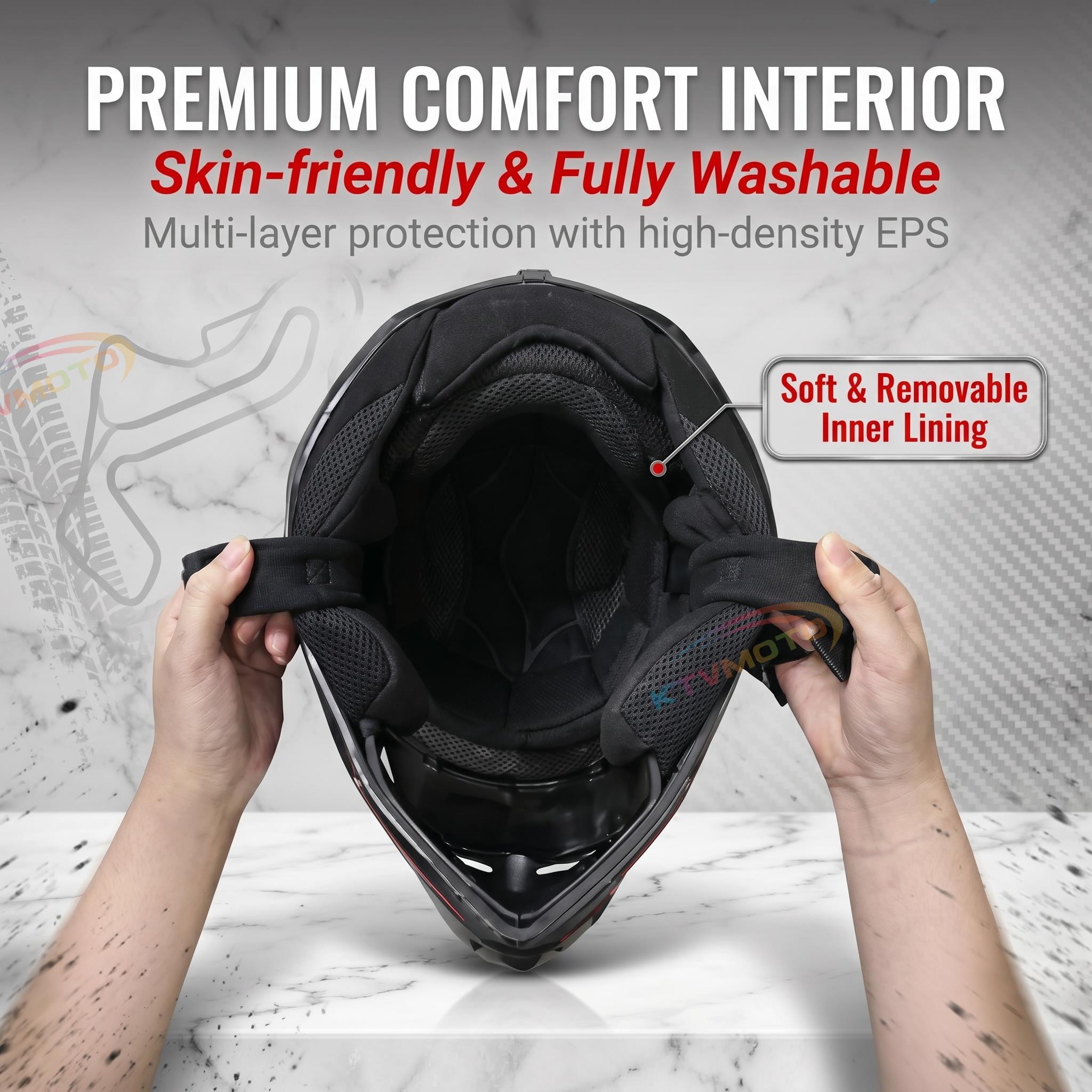 Breathable off-road motorcycle helmet-I05