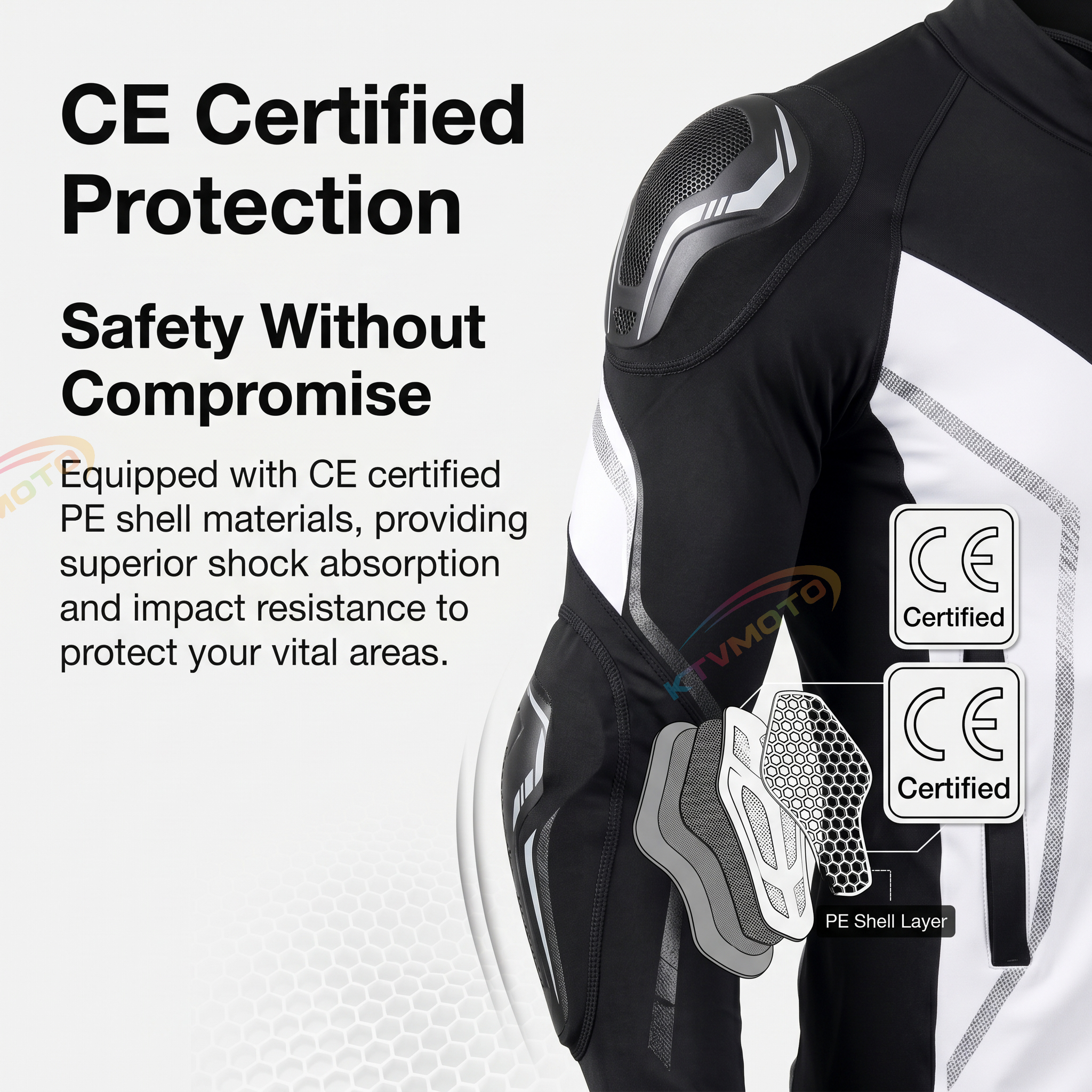 Women's breathable motorcycle riding suit-J44
