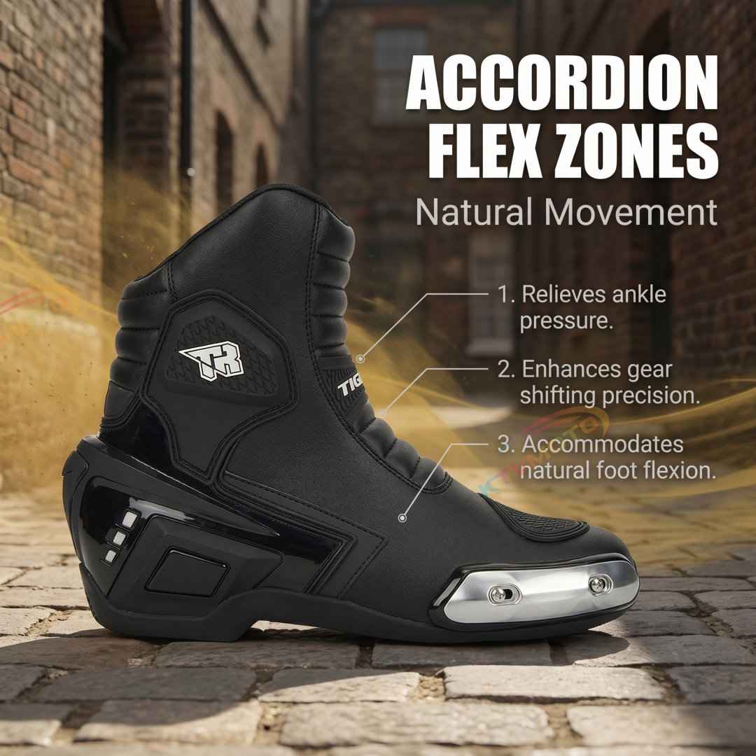 Professional Motorcycle Riding Boots – Sports Racing Boots-K61
