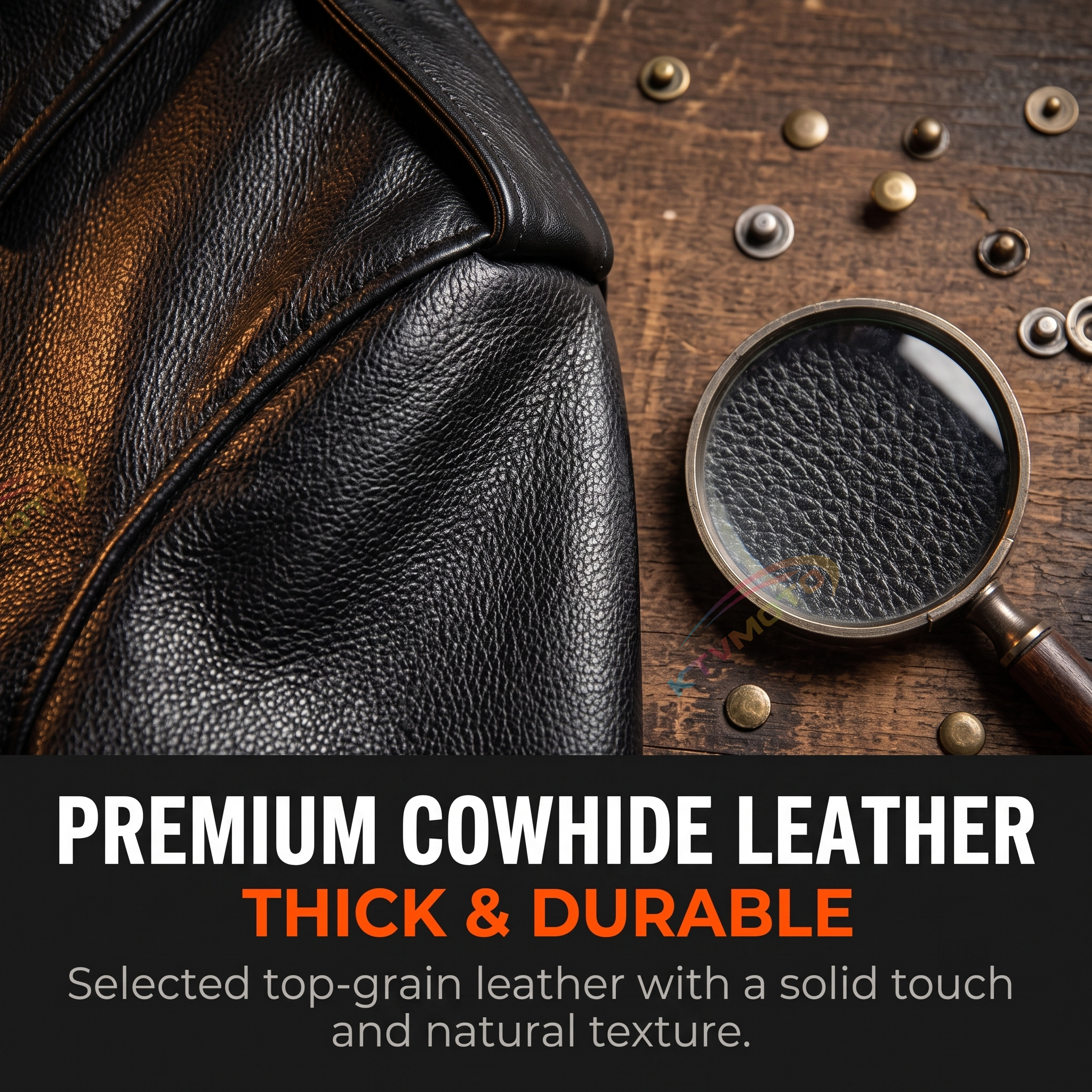 HARLEYANGEL genuine leather jacket-A18
