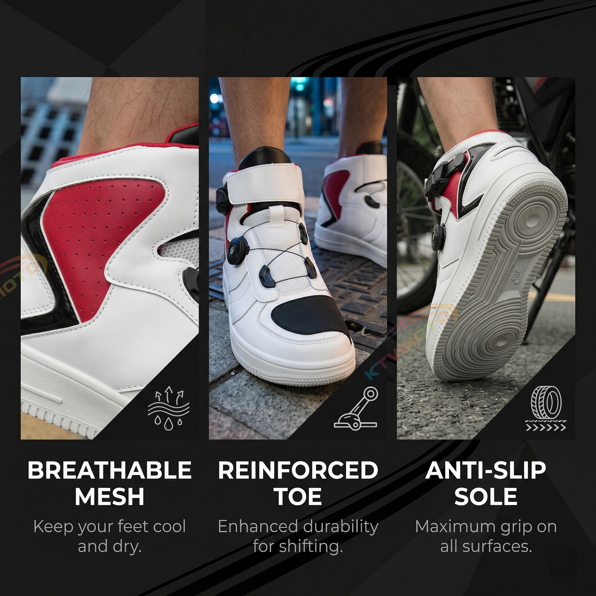 Motorcycle riding shoes-K112