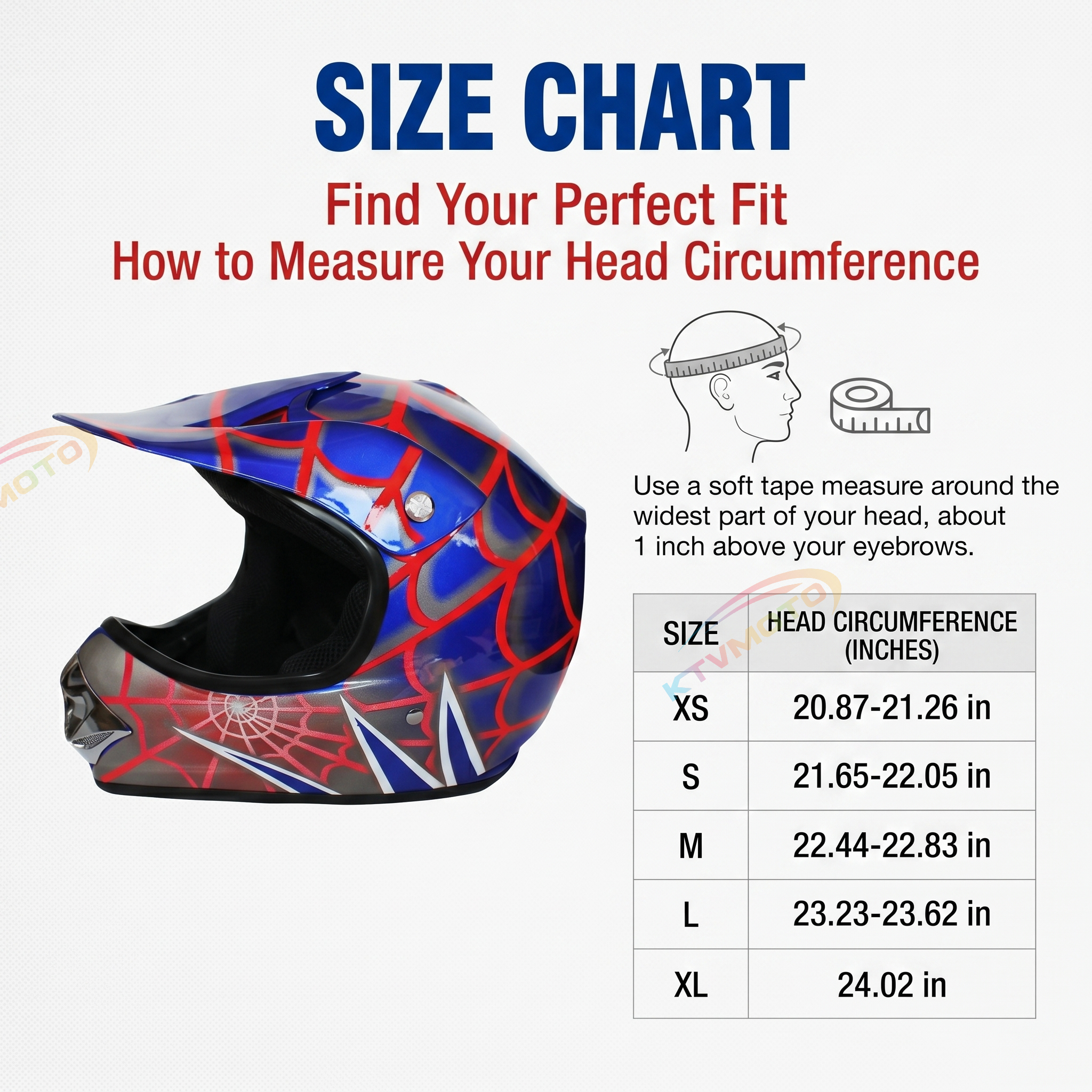 Spiderweb Off-Road Motorcycle Full-Face Helmet-I108