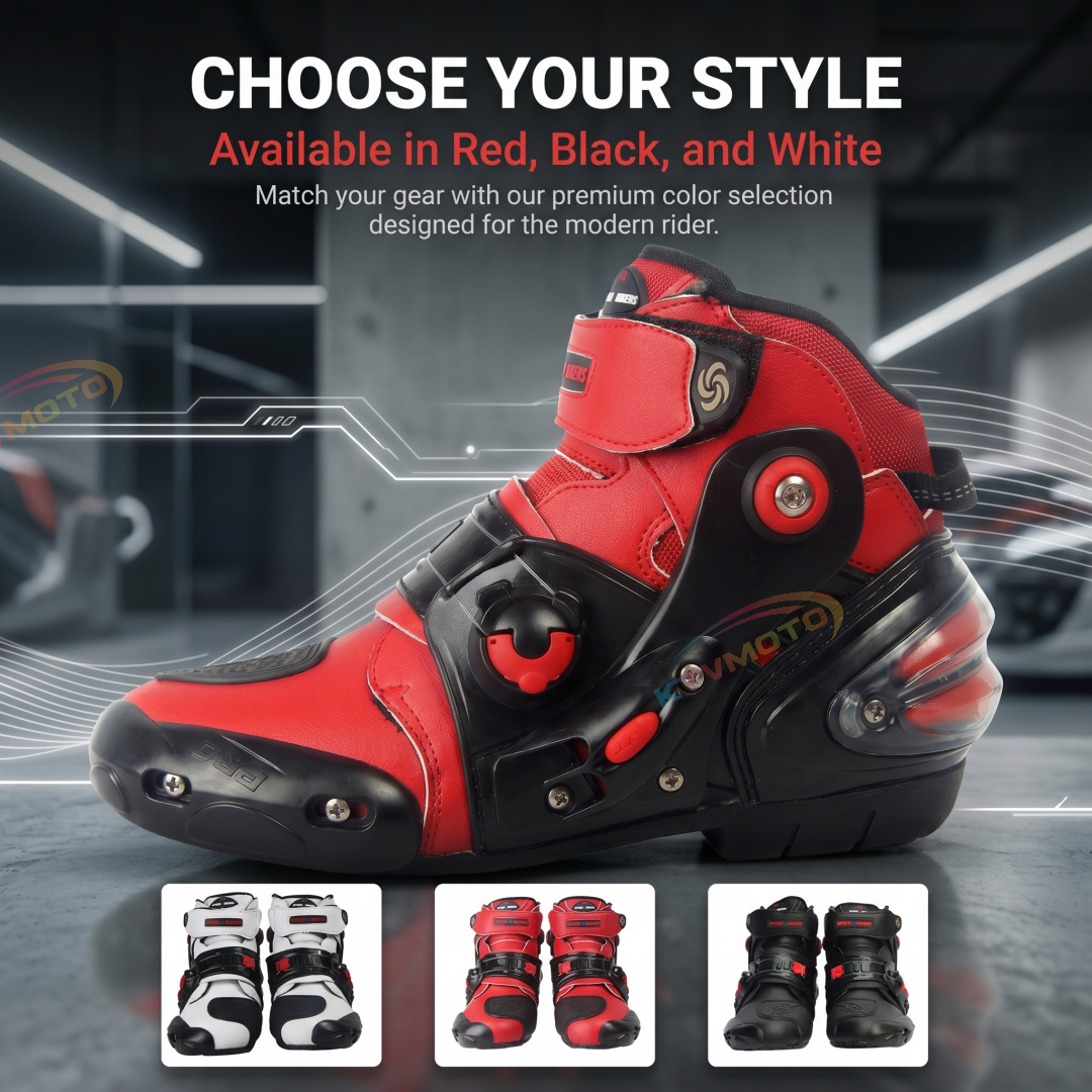 Lightweight and stylish motorcycle racing boots-K63