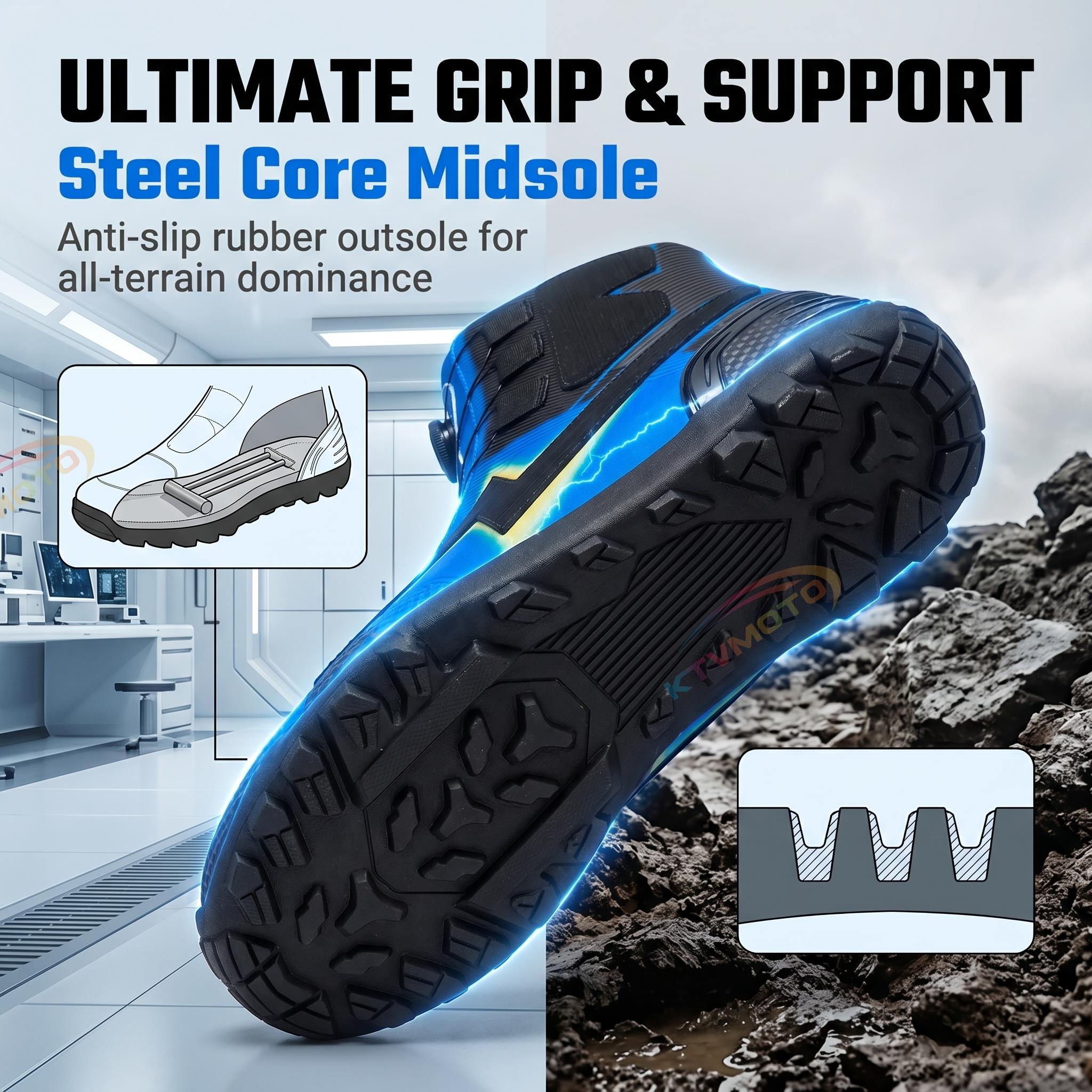 Anti-slip motorcycle riding shoes-K143