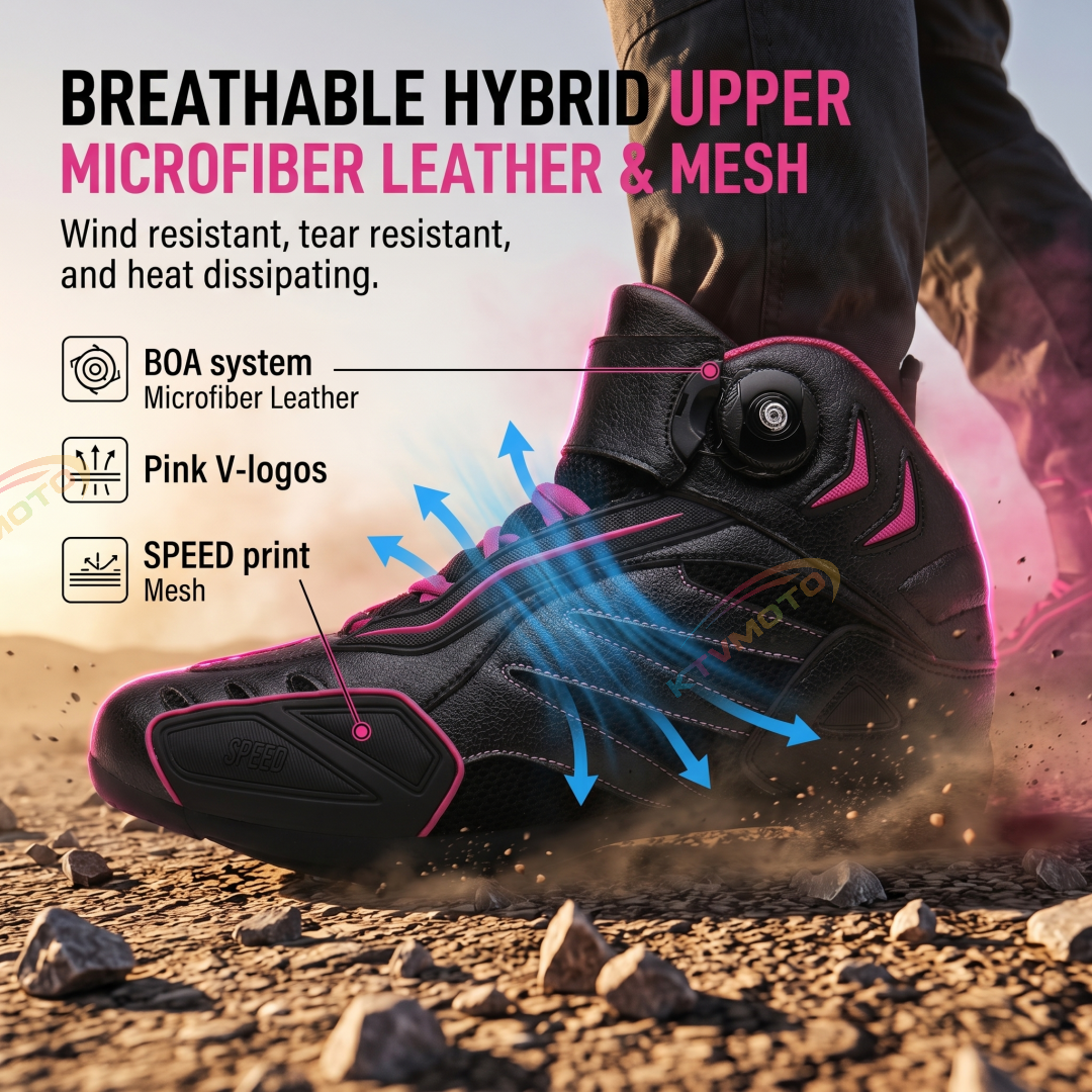 Motorcycle Riding Boots – Off-Road Short Boots-K130