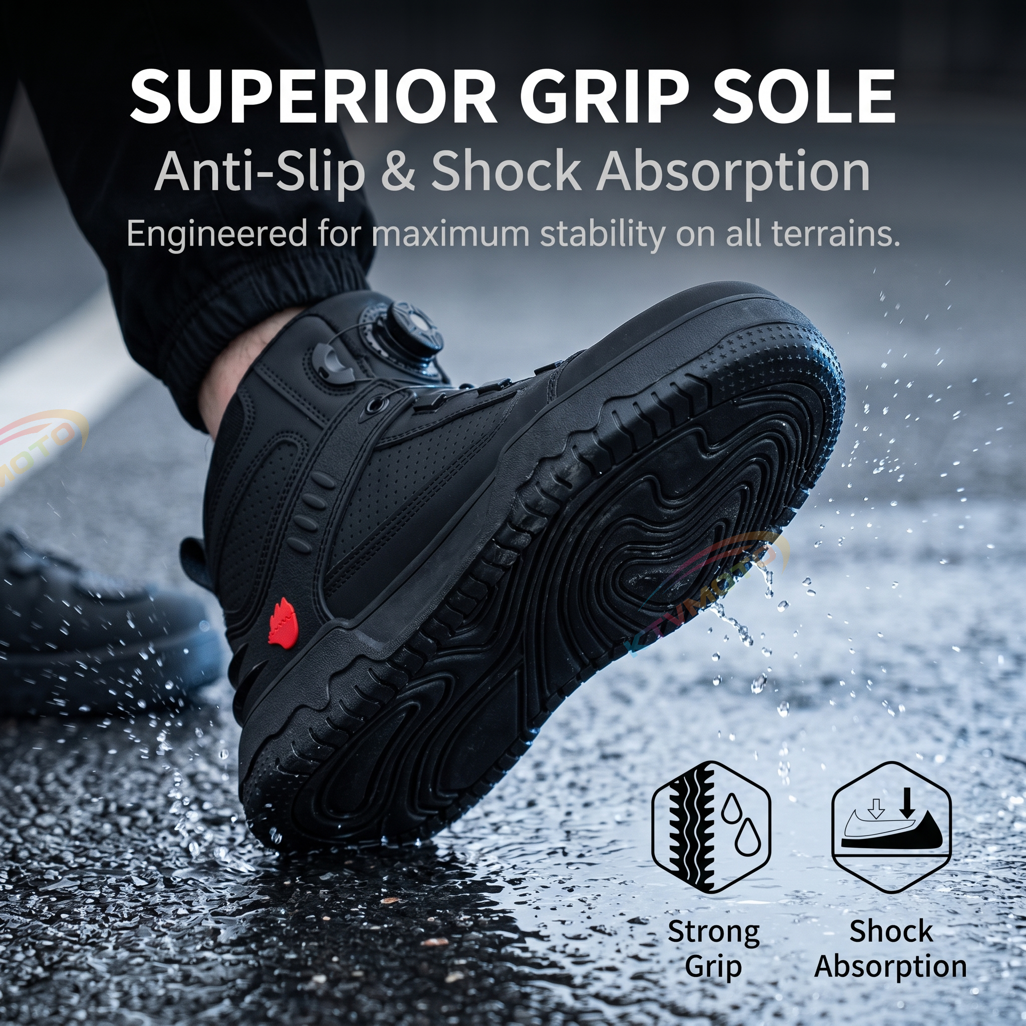 Motorcycle riding shoes - anti-slip and anti-fall-K127