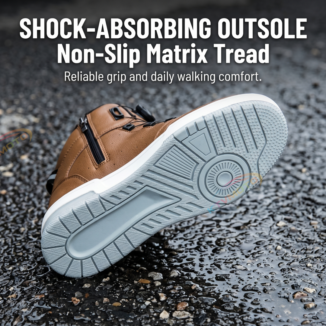 Casual Retro Motorcycle Riding Shoes-K120
