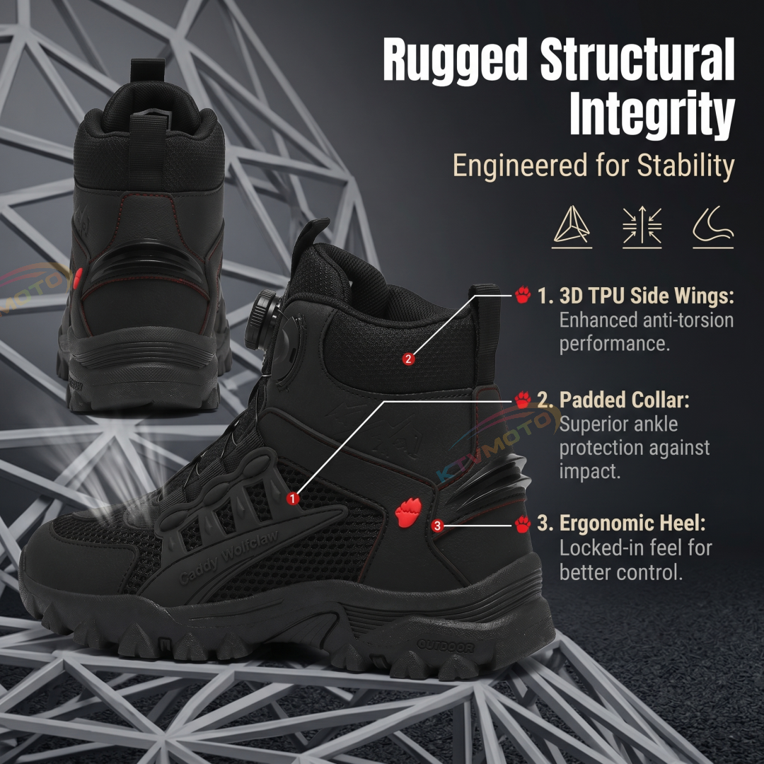 Outdoor Ventilated Off-Road Motorcycle Boots-K38
