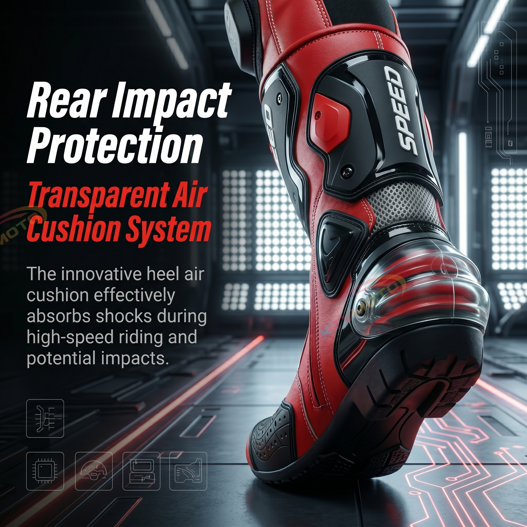 Motorcycle shoes racing boots-K99