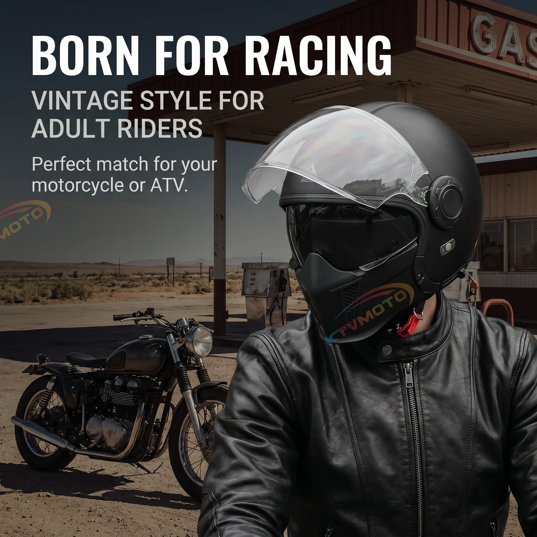 3-in-1 Modular Motorcycle Helmet- I01