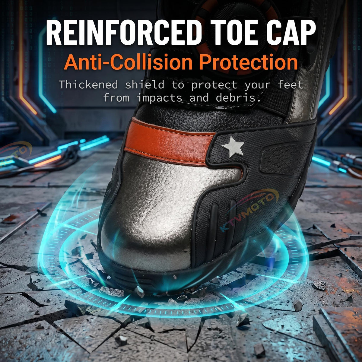 Motorcycle riding shoes for autumn and winter-K160