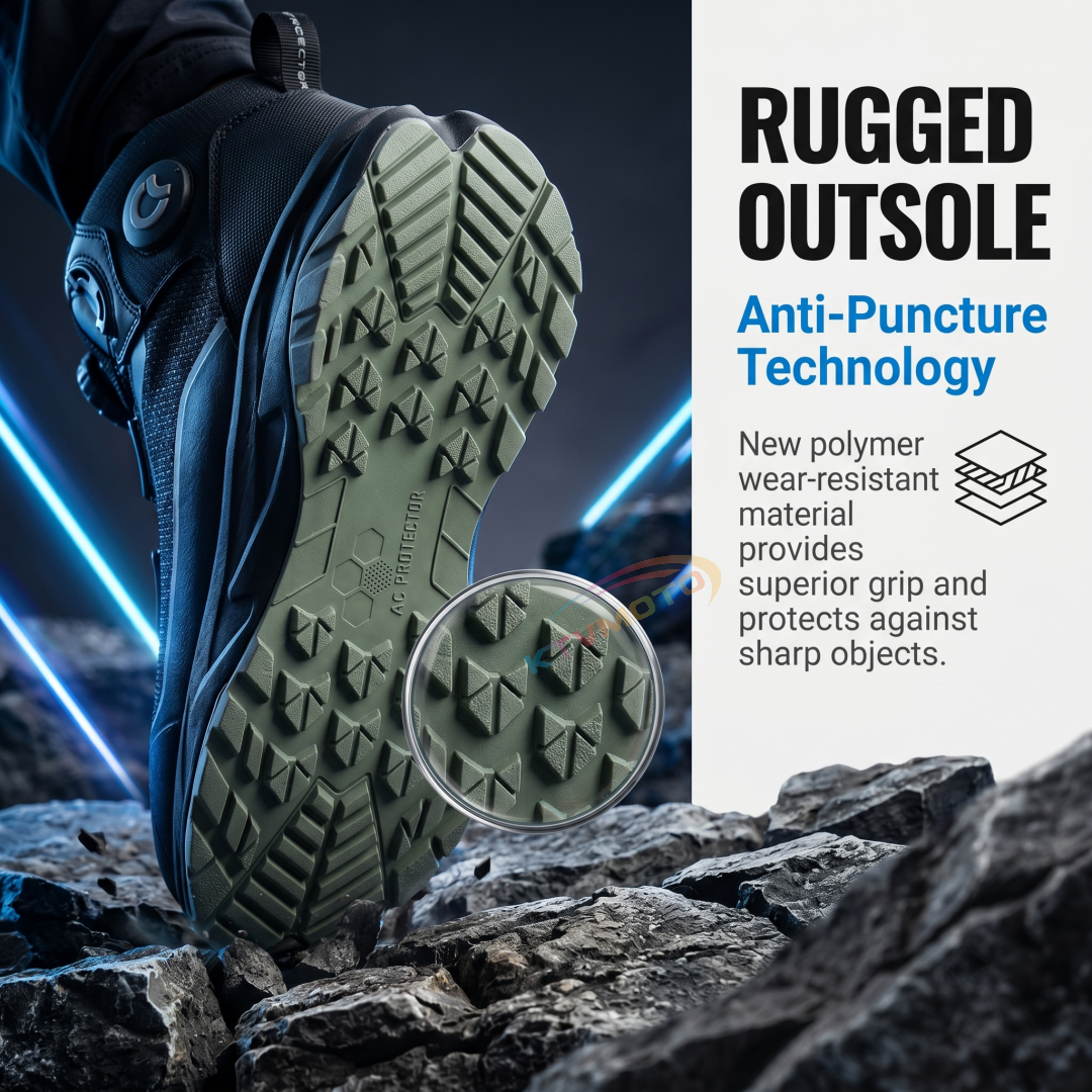 Waterproof Tactical Hiking Boots with Knob-Dial Lacing System-K33