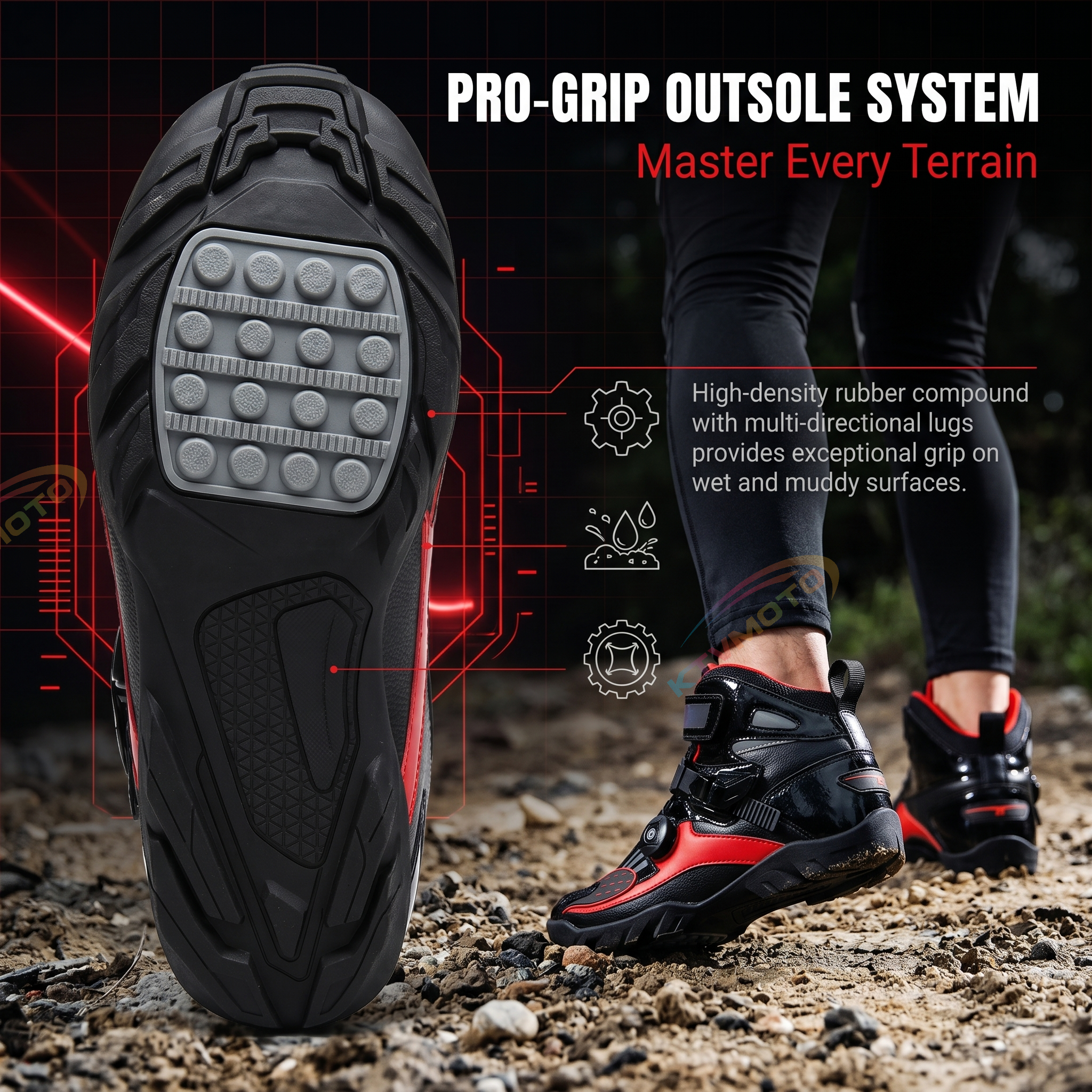 Off-road riding boots-K116