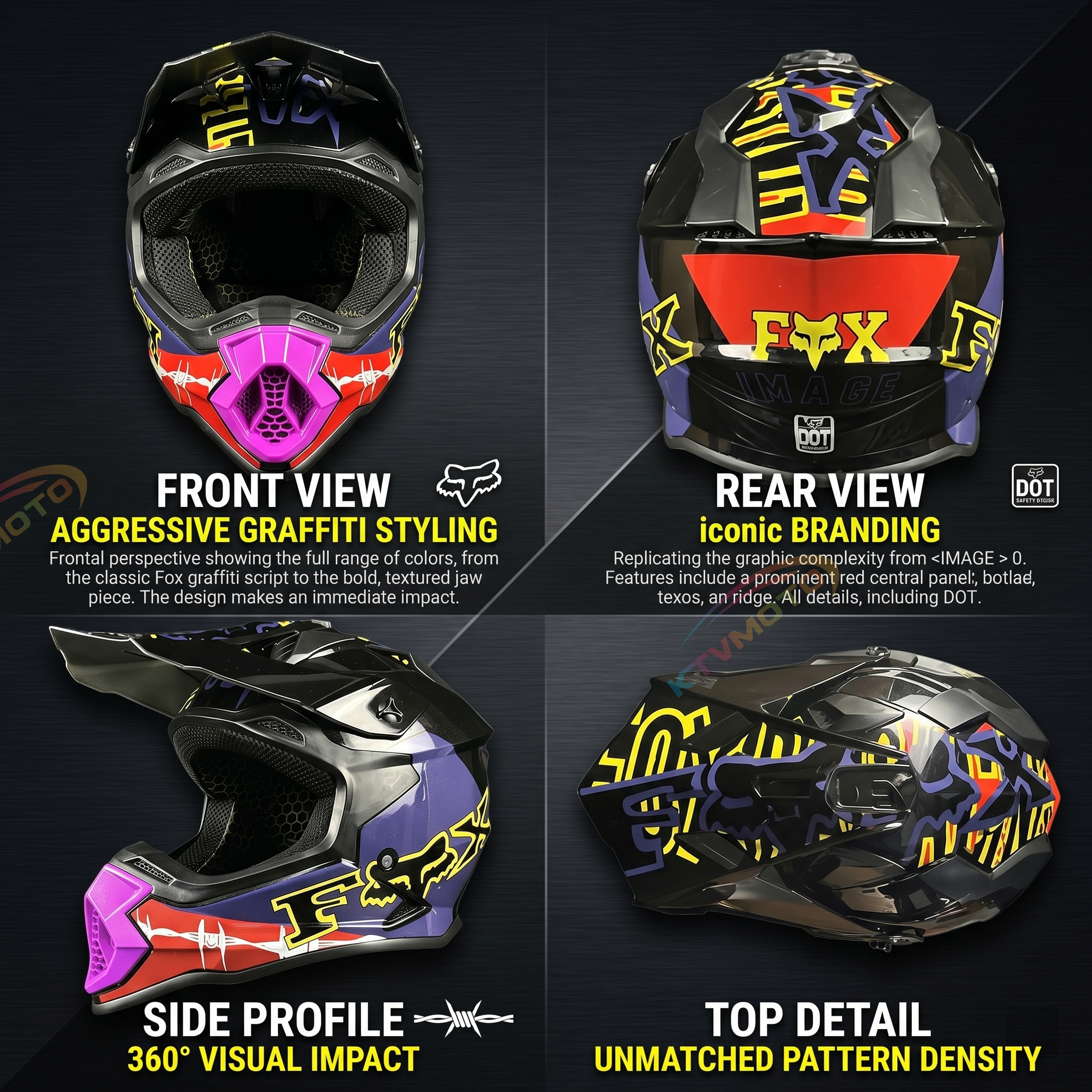 Full-Face Off-Road Motorcycle Helmet-I116
