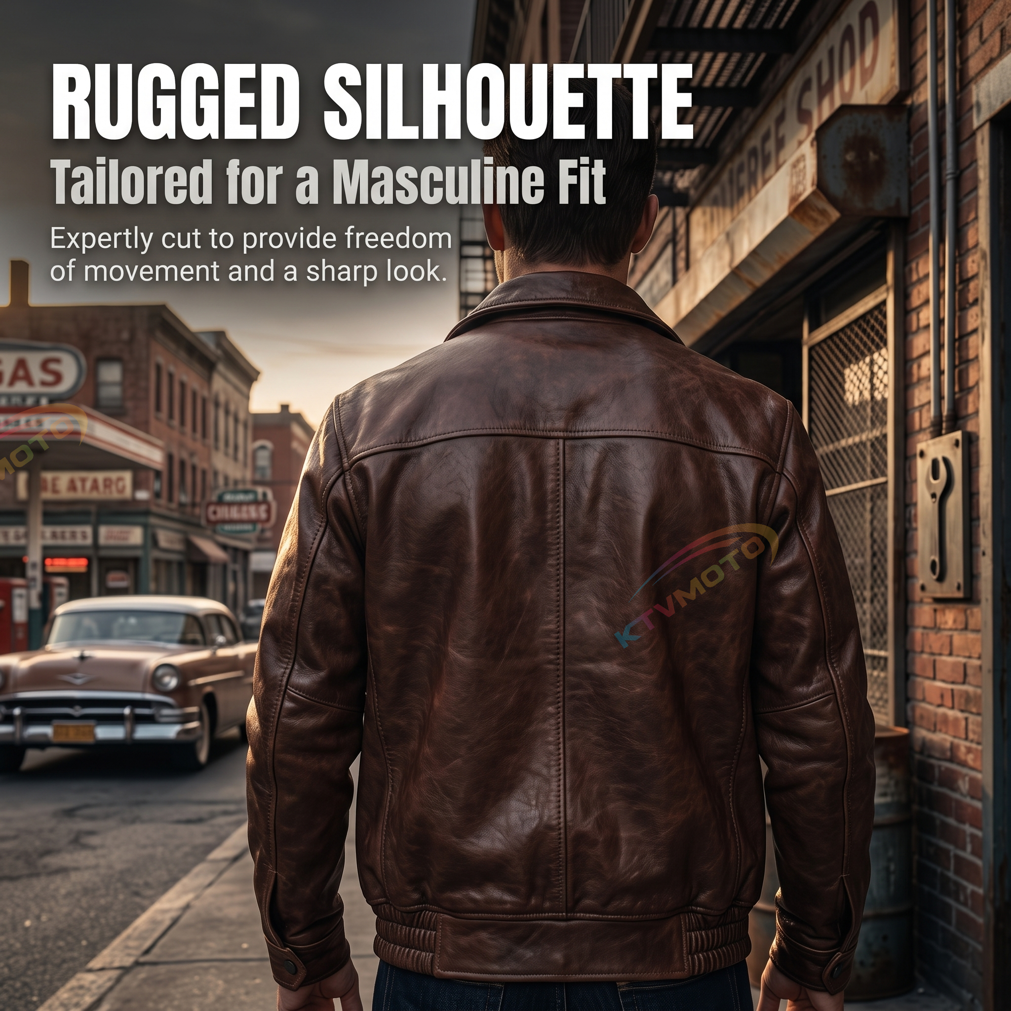Retro Lapel Casual Flight Jacket - A52