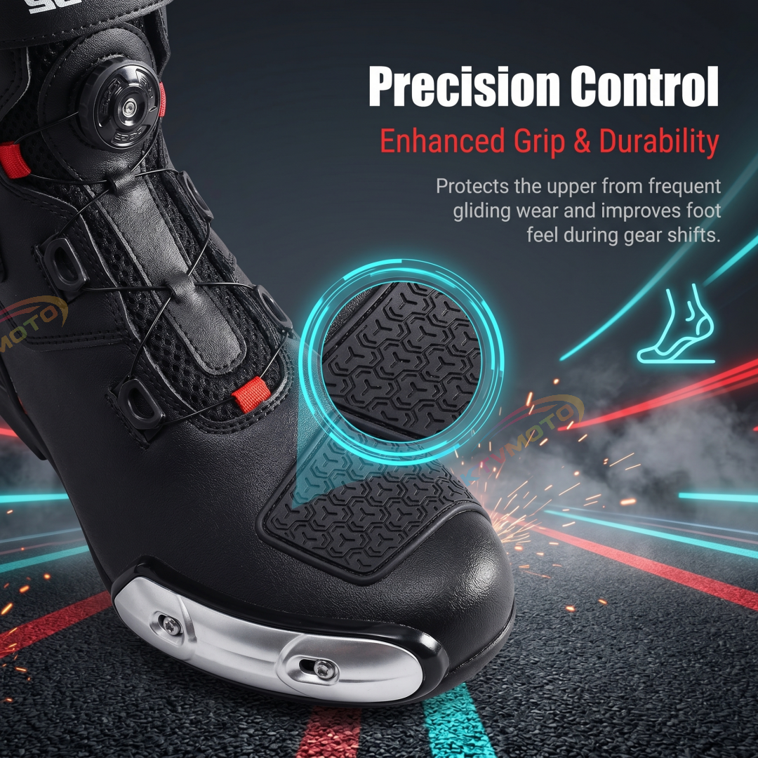 Waterproof Motorcycle Riding Boots Protective Shoes-K55
