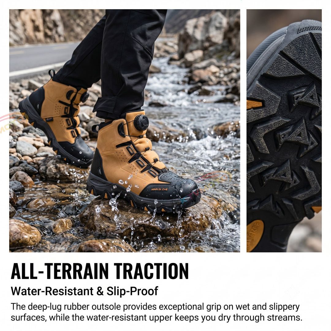Waterproof Tactical Hiking Boots with Dial Adjustment-K35