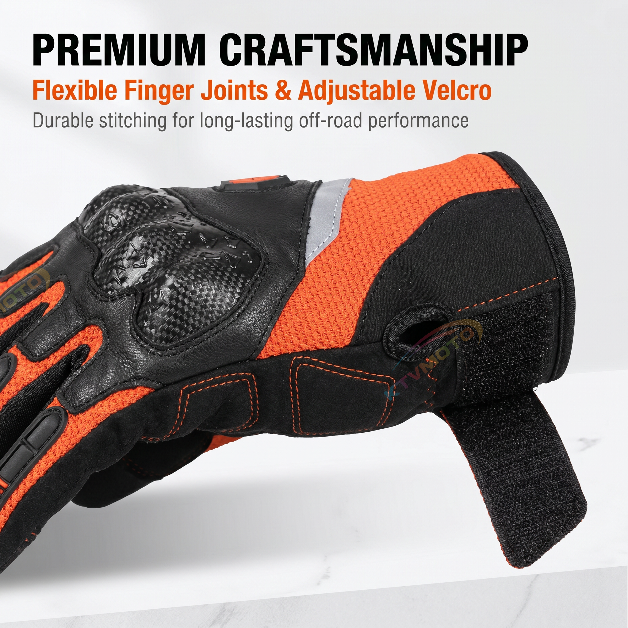 Motorcycle riding gloves with breathable touchscreen-G83