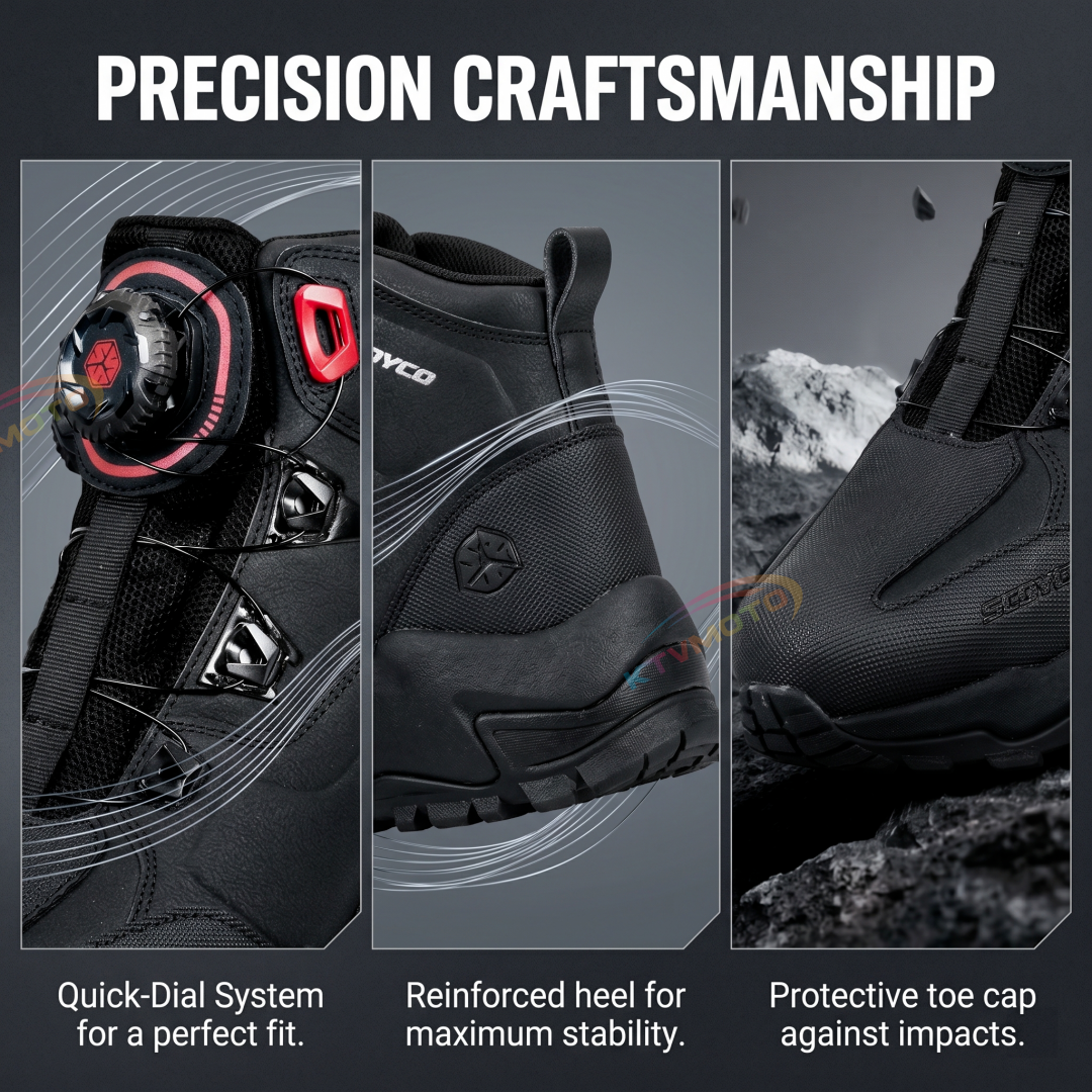 Breathable Motorcycle Off-Road Riding Boots-K36