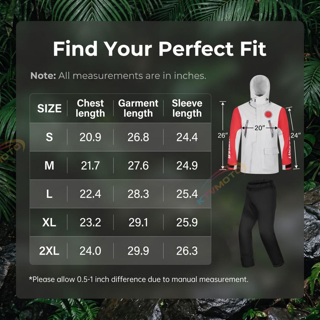 Stylish two-piece outdoor motorcycle rain suit-C11