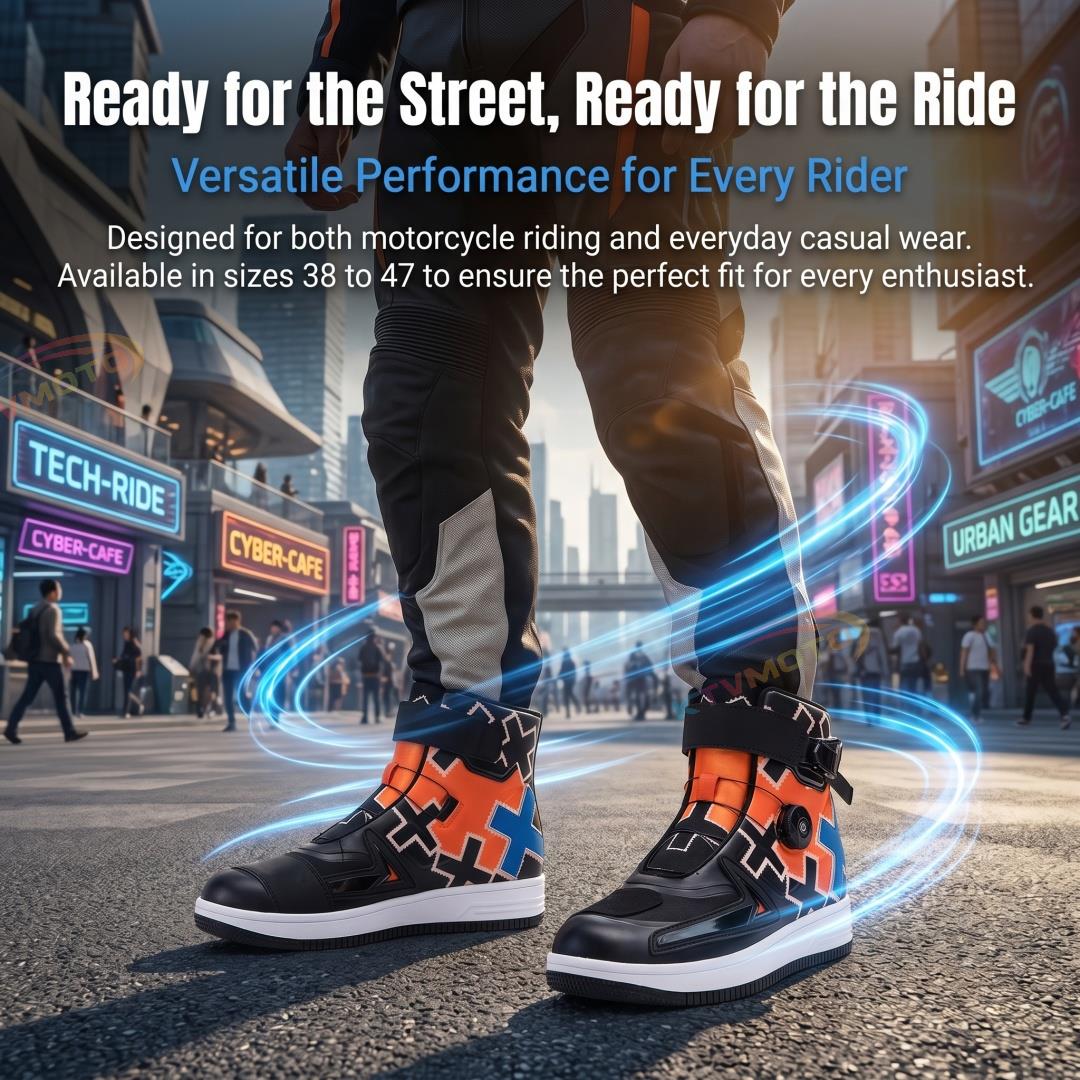 Casual Motocross-Style Riding Shoes-K75