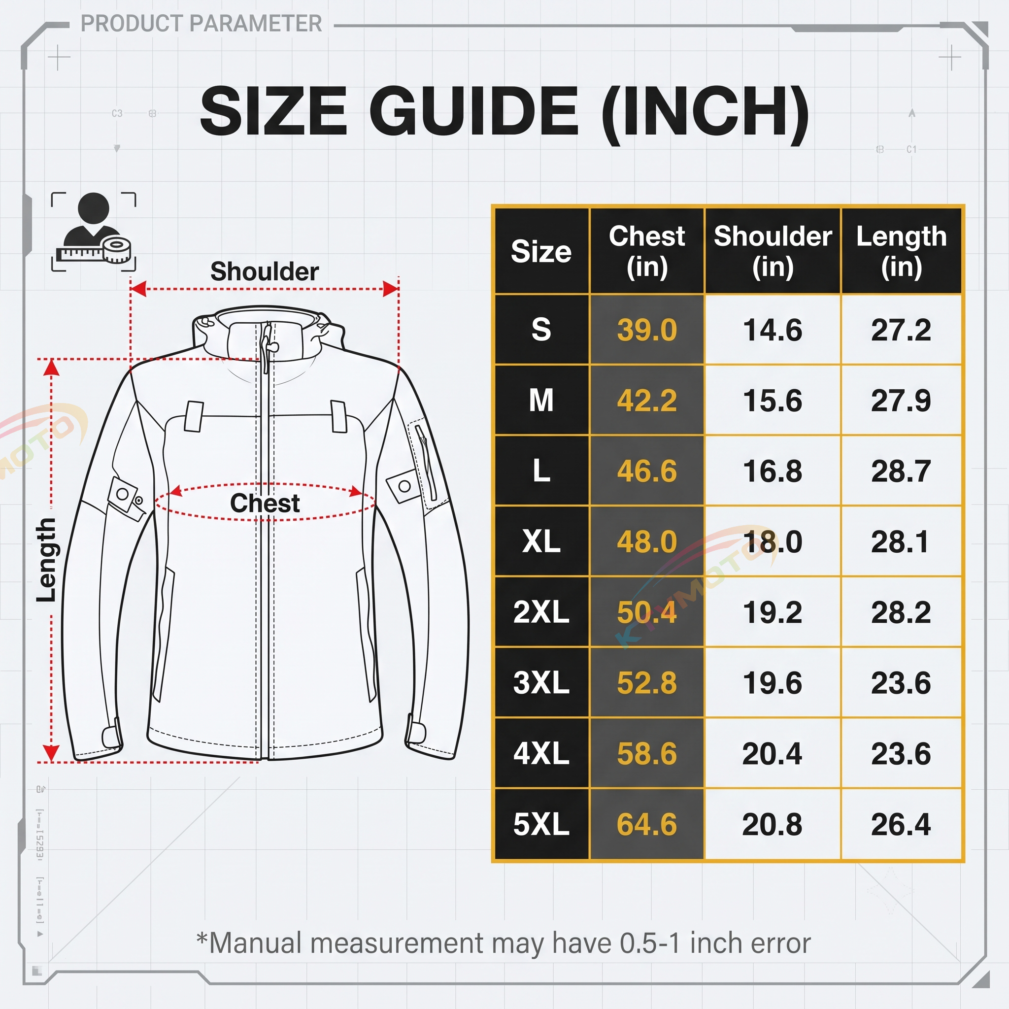 Windproof motorcycle riding suit (3-in-1)-J64