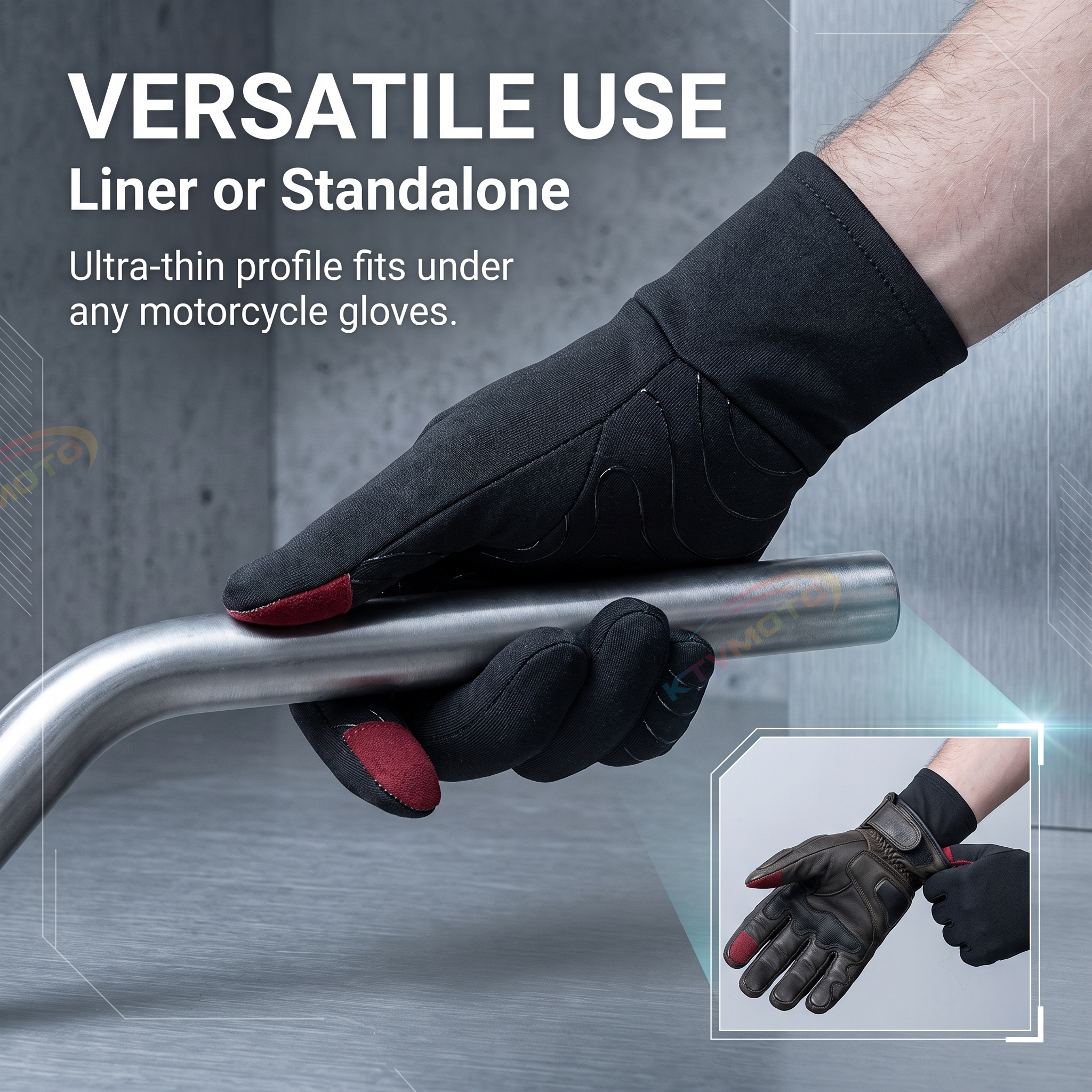Motorcycle riding glove liner-G79