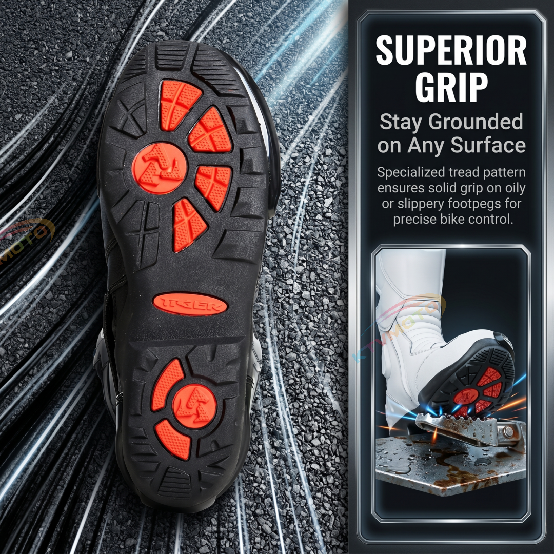 Professional Racing Motorcycle Boots—Safety Riding Gear-K60