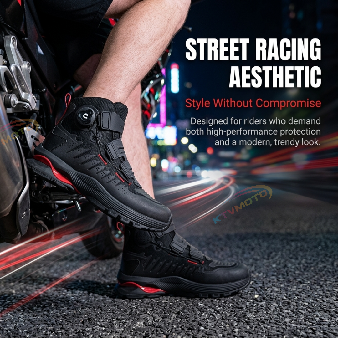 Motorcycle Mesh Riding Boots-K37