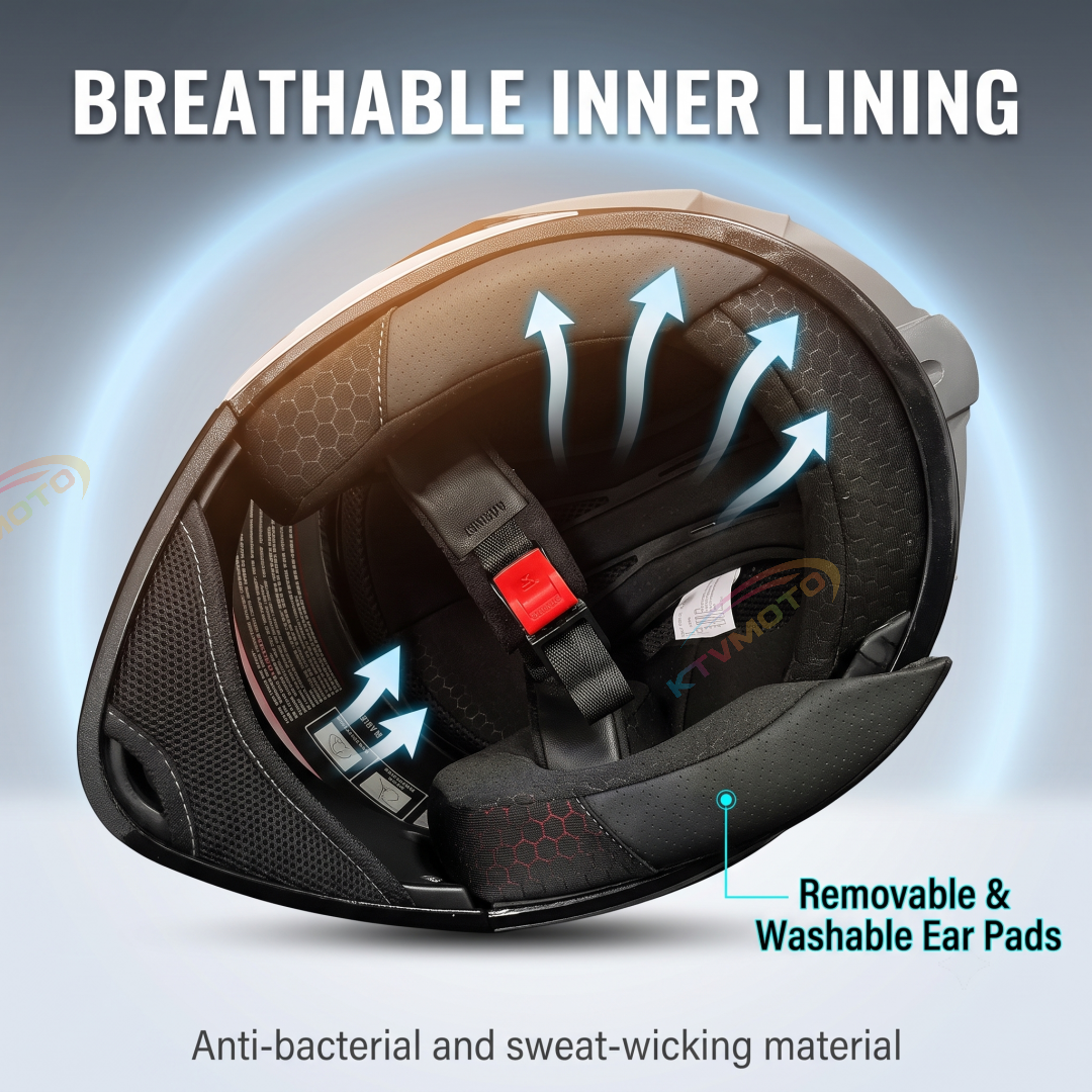 DOT certified modular motorcycle helmet-I124