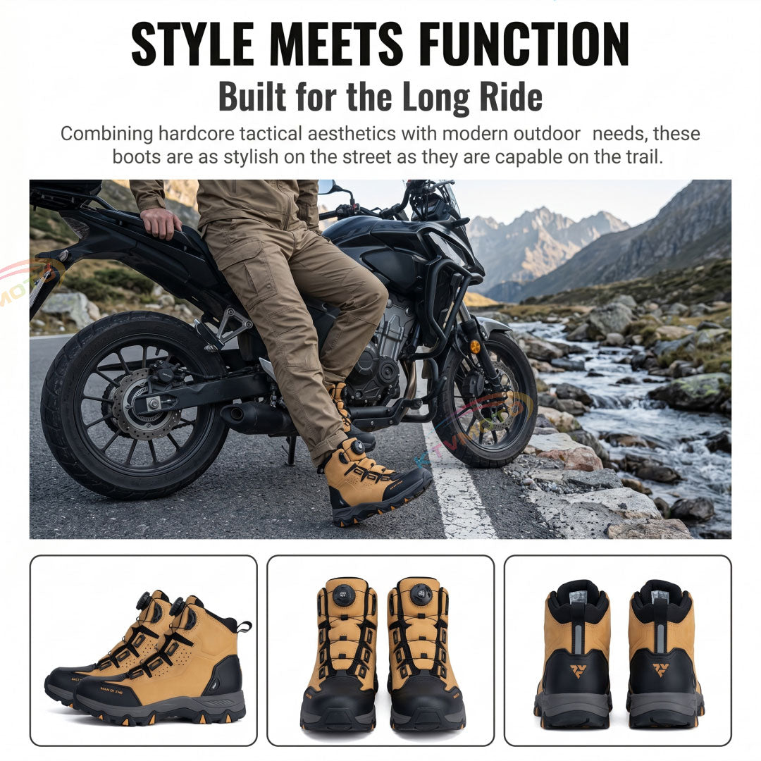 Waterproof Tactical Hiking Boots with Dial Adjustment-K35