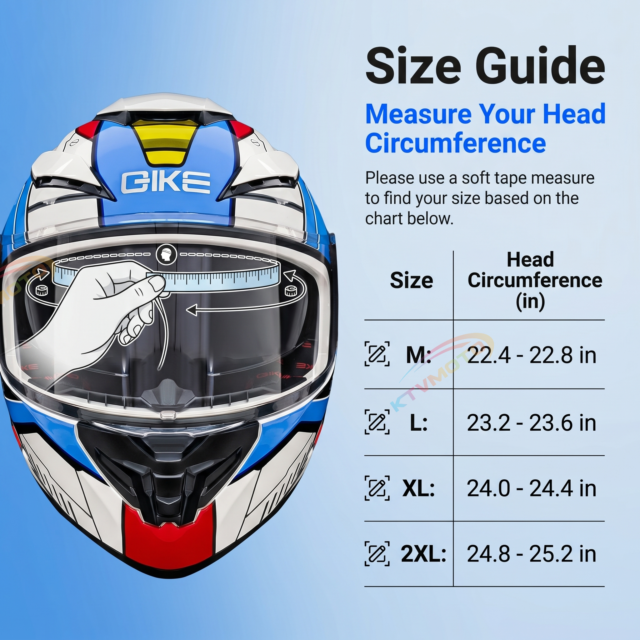 Cool Dual-Lens Full-Face Motorcycle Helmet-I110