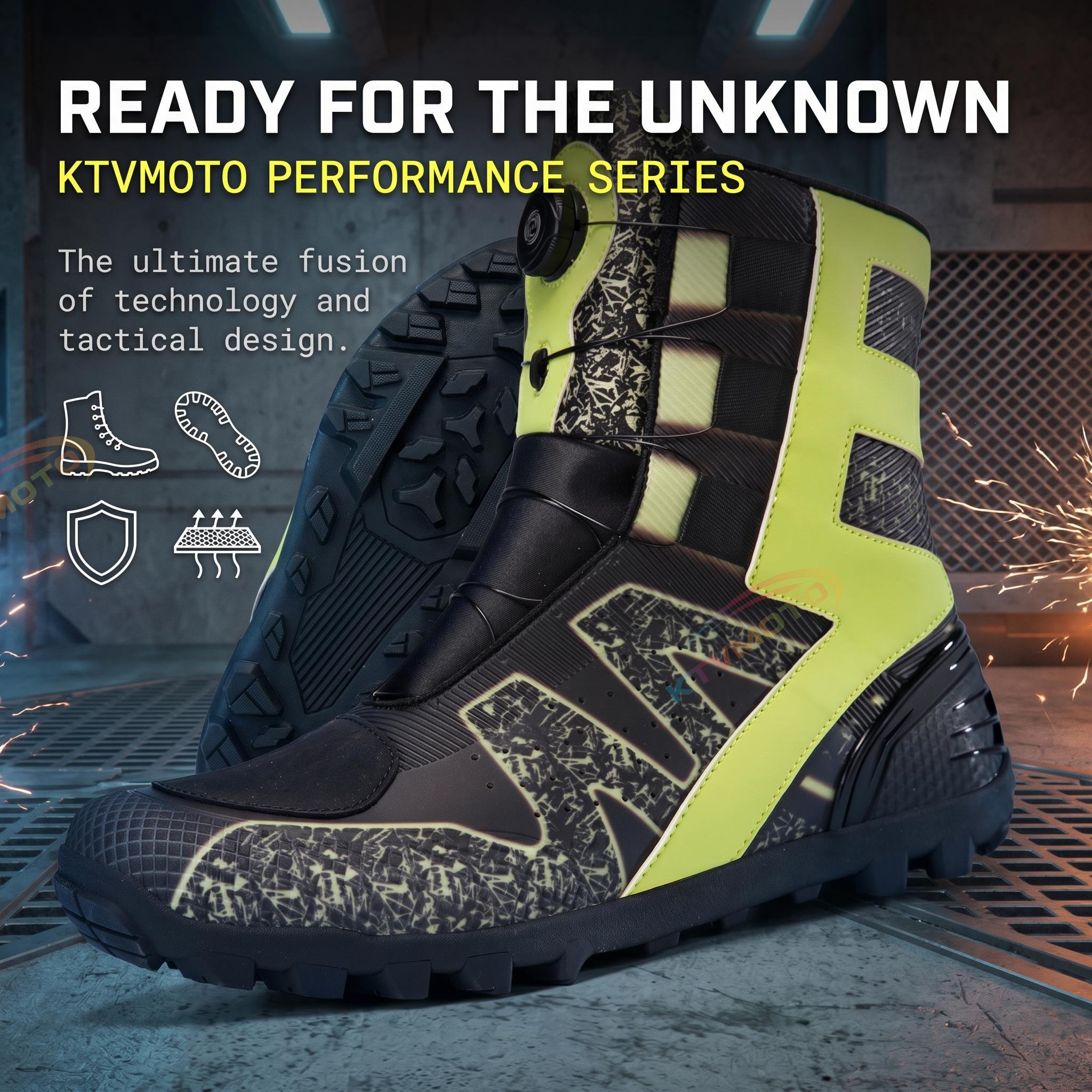 Motorcycle safety riding boots-K154