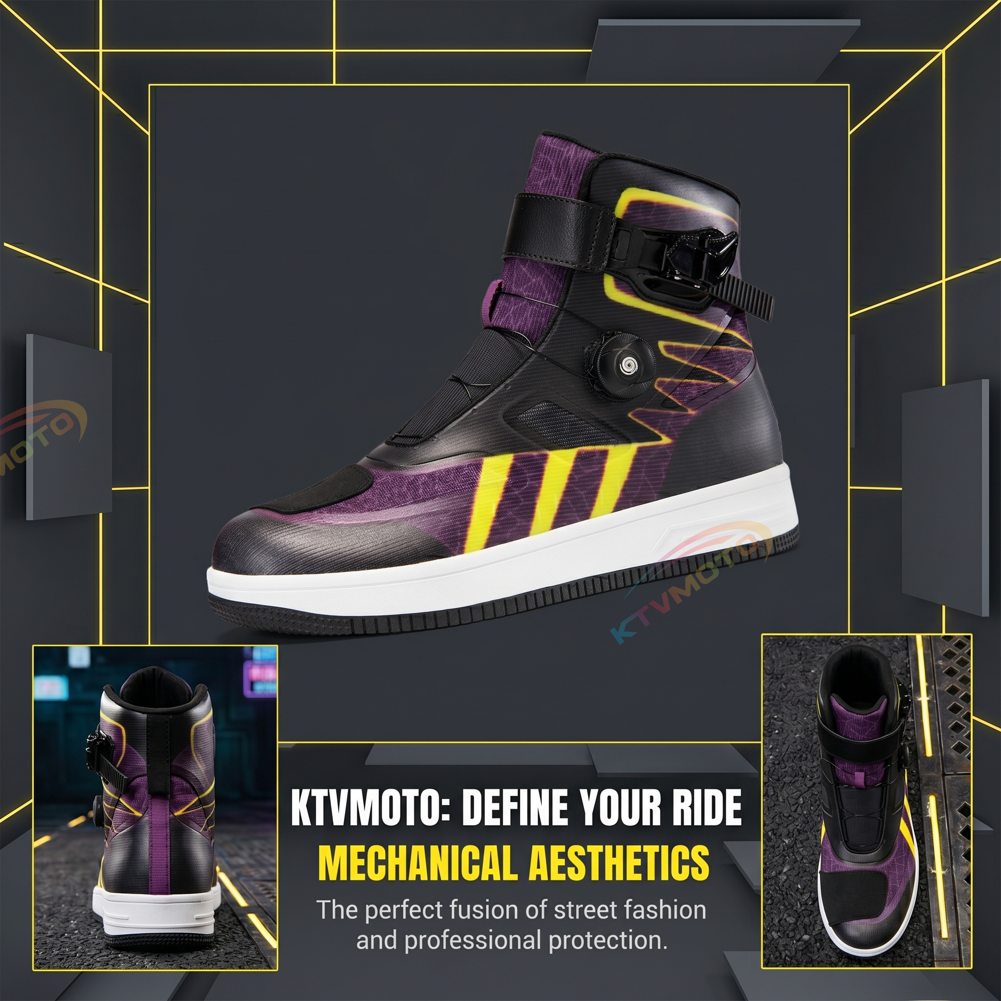 Motorcycle riding shoes-K157