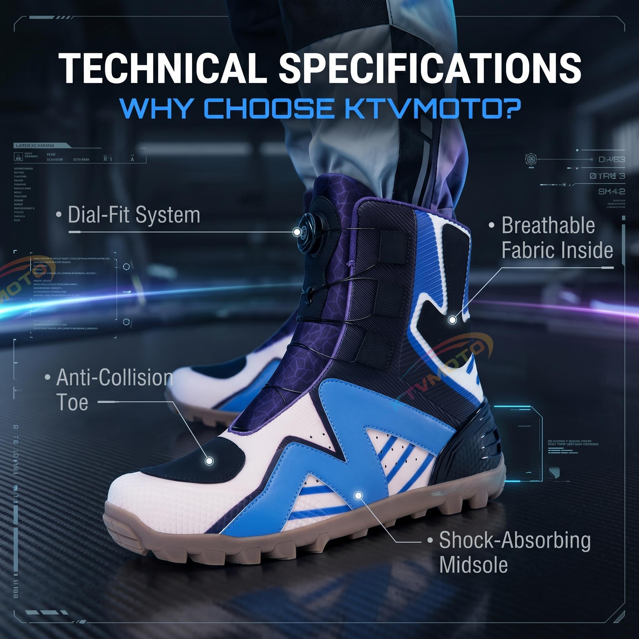 Motocross riding boots-K150