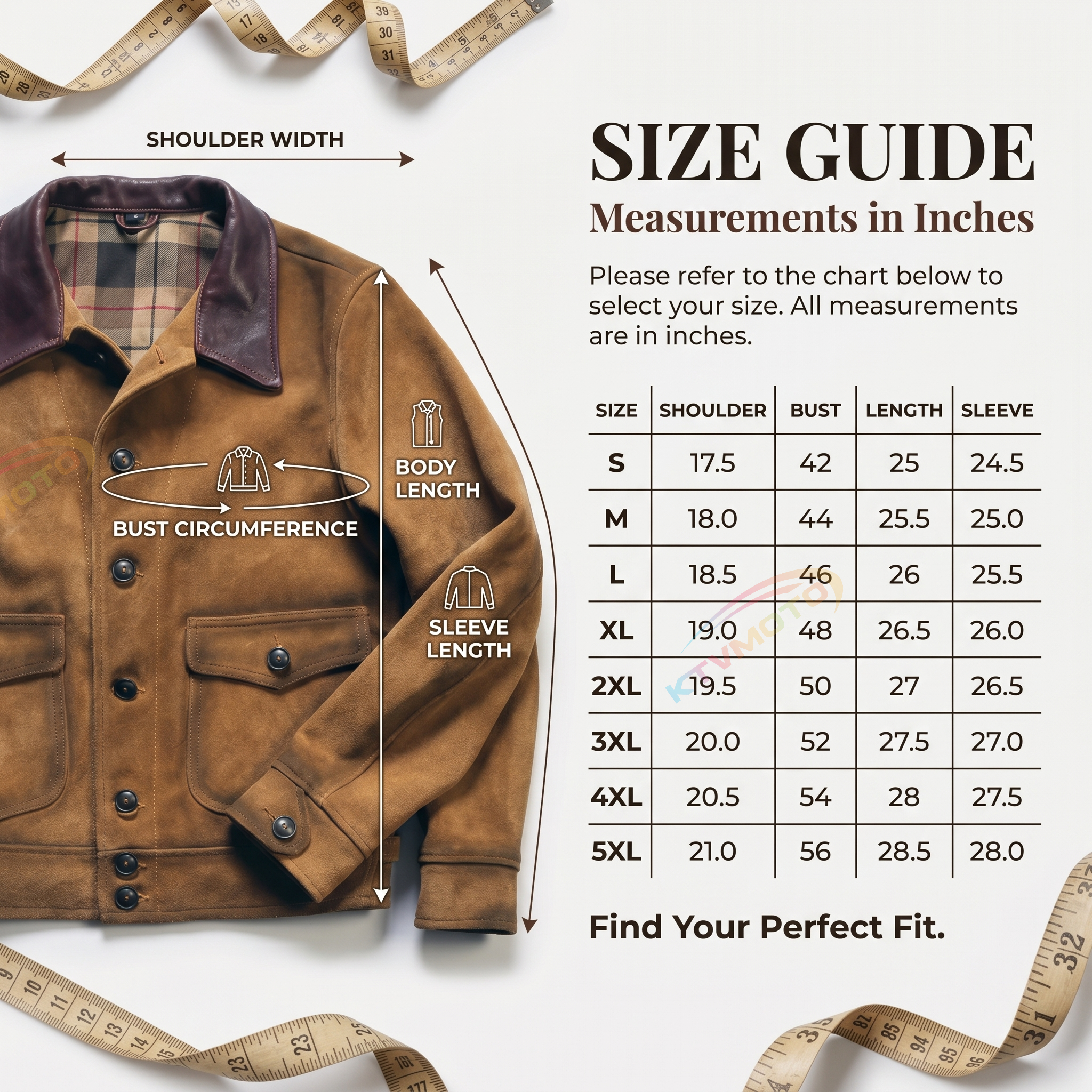 Handmade Vintage Natural Cow Suede Leather Jacket-A1