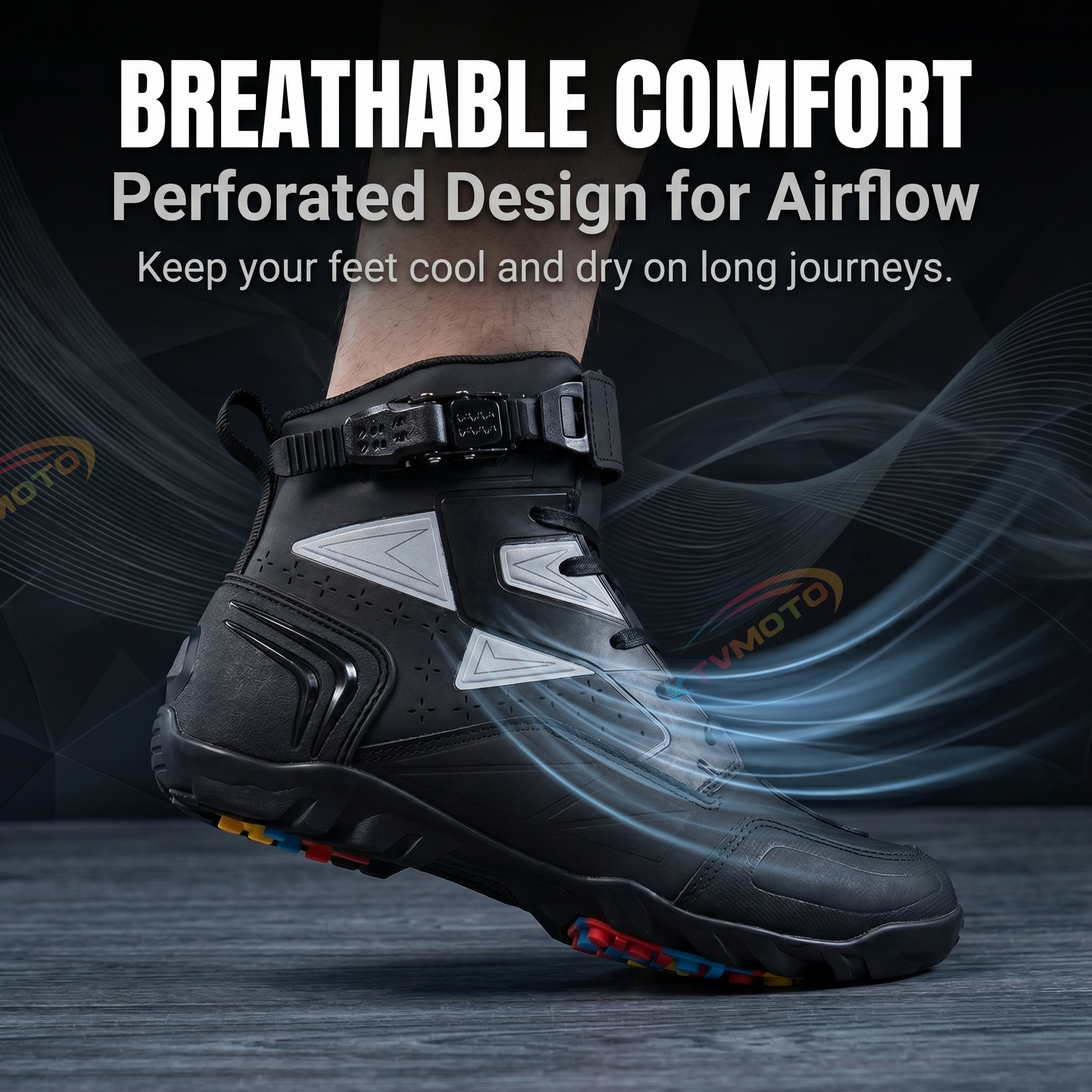 Off-road motorcycle racing boots-K147