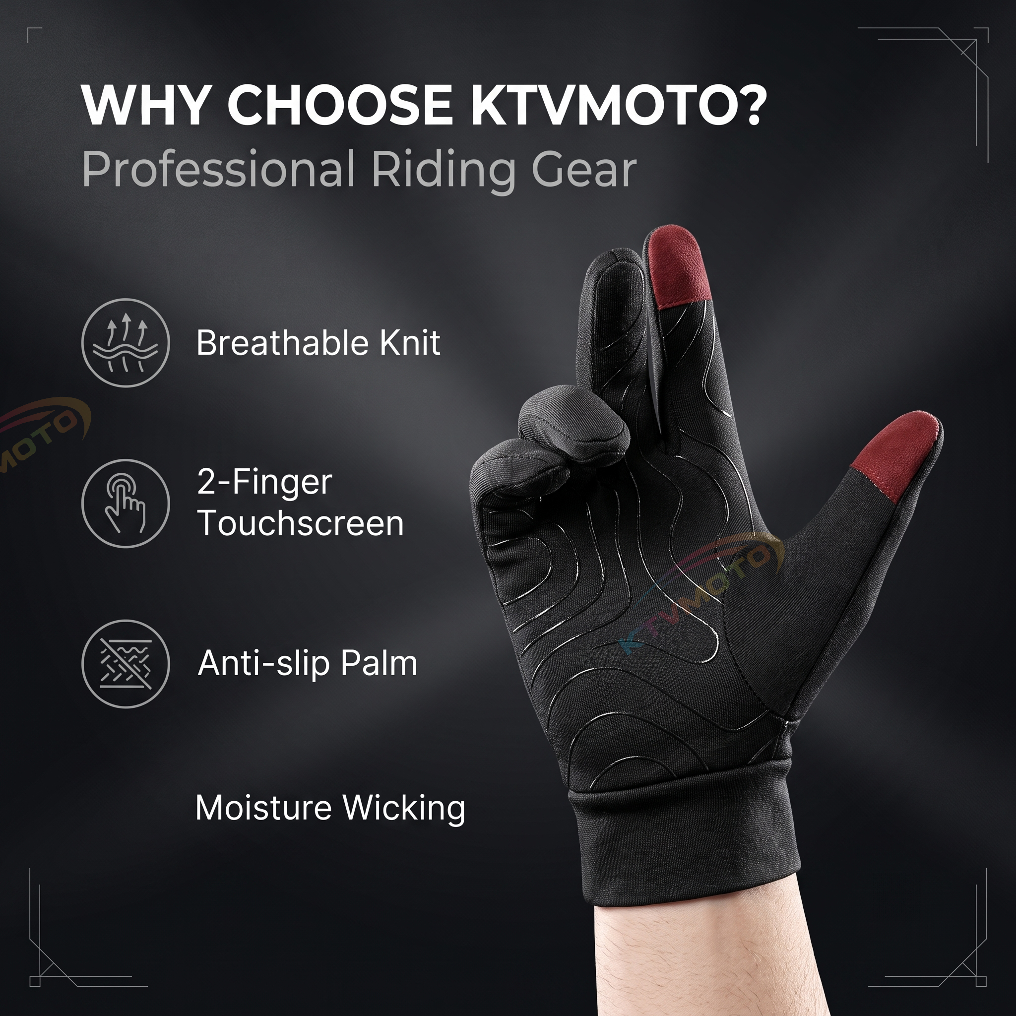 Motorcycle riding glove liner-G79