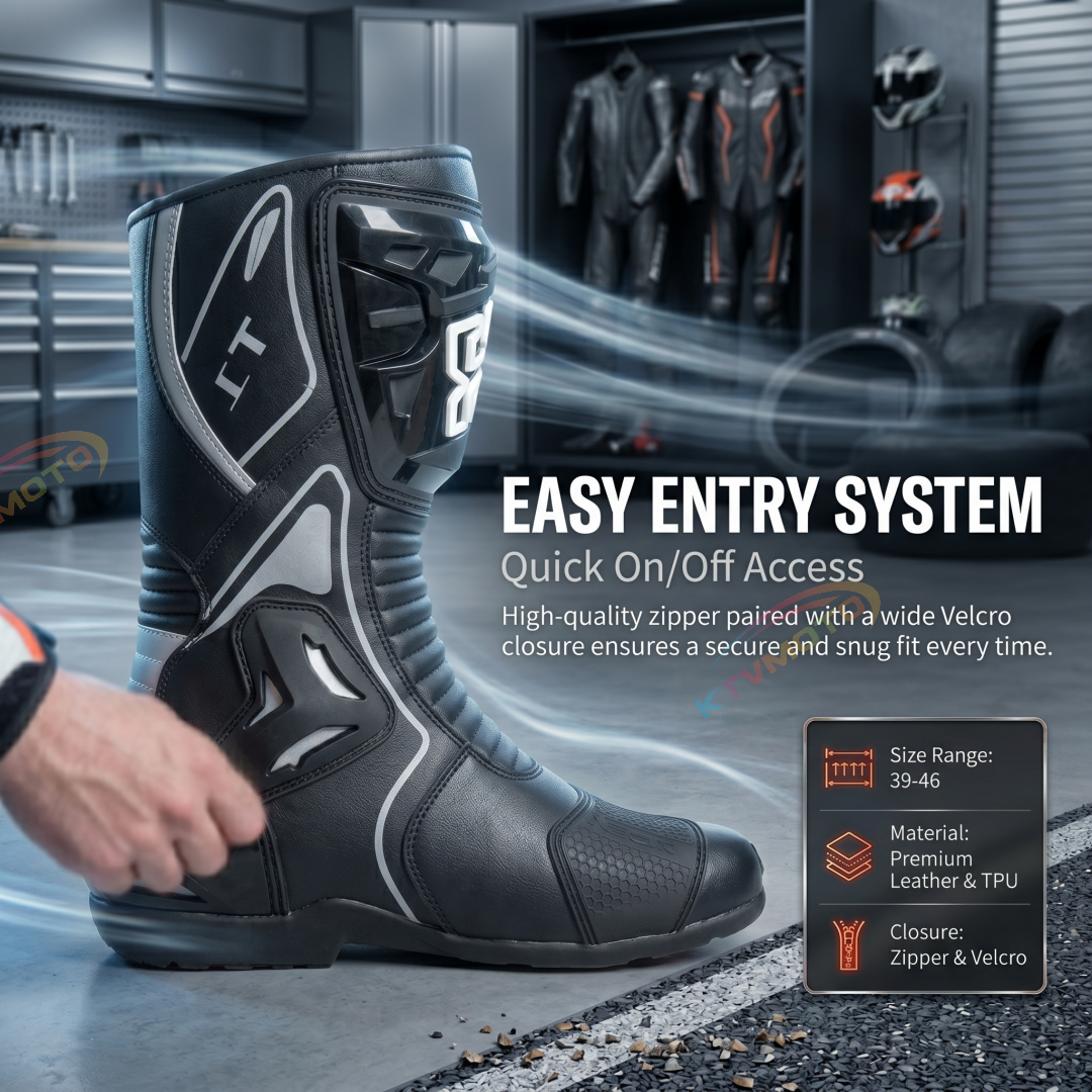 Professional Racing Motorcycle Boots—Safety Riding Gear-K60